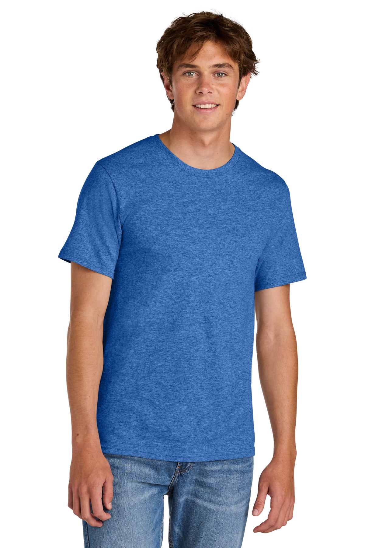 Custom Embroidery or DTF Print - Port & Co ® Easy Cotton Tee PC43