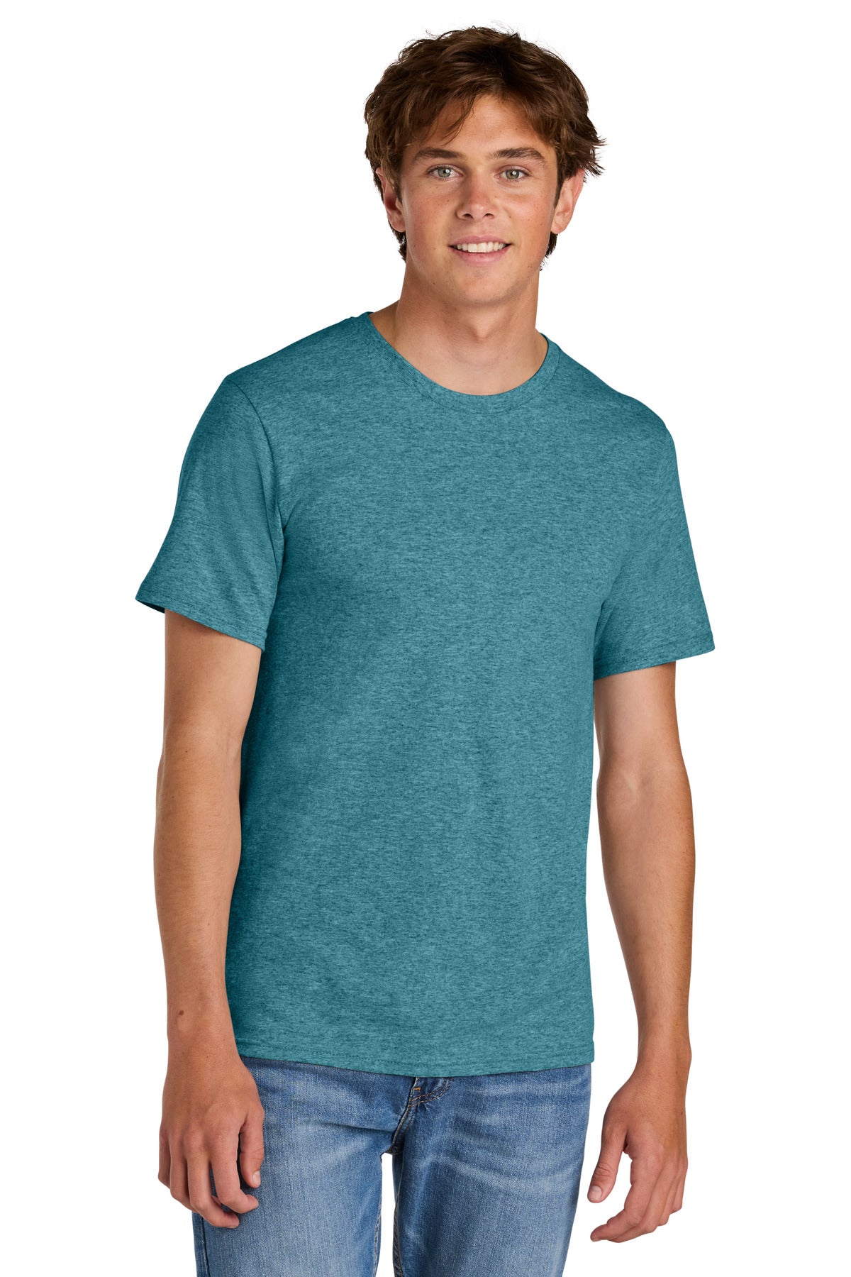 Custom Embroidery or DTF Print - Port & Co ® Easy Cotton Tee PC43