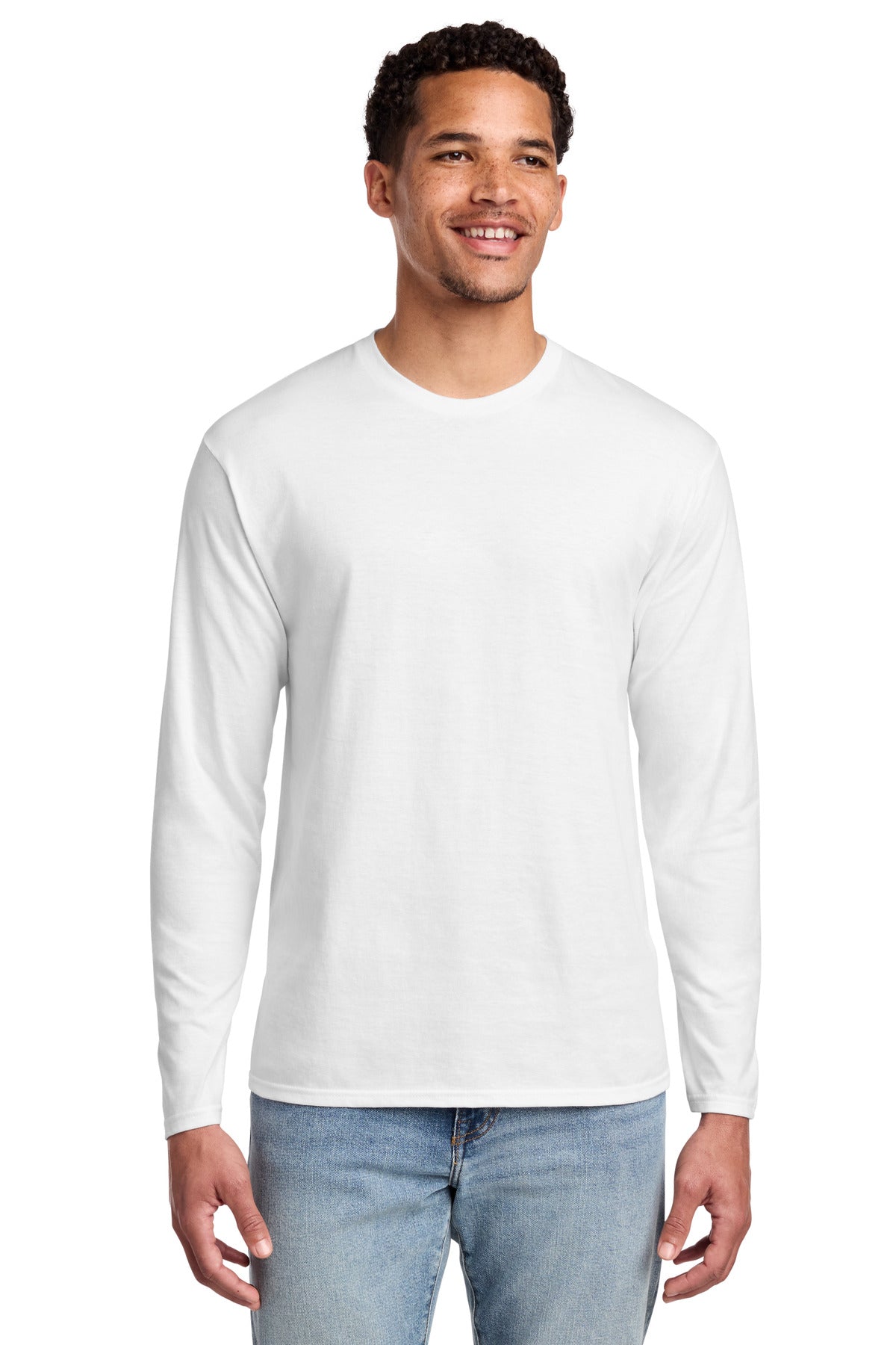 Custom Embroidery or DTF Print - Port & Co ® Long Sleeve Fan Favorite Tee. PC450LS