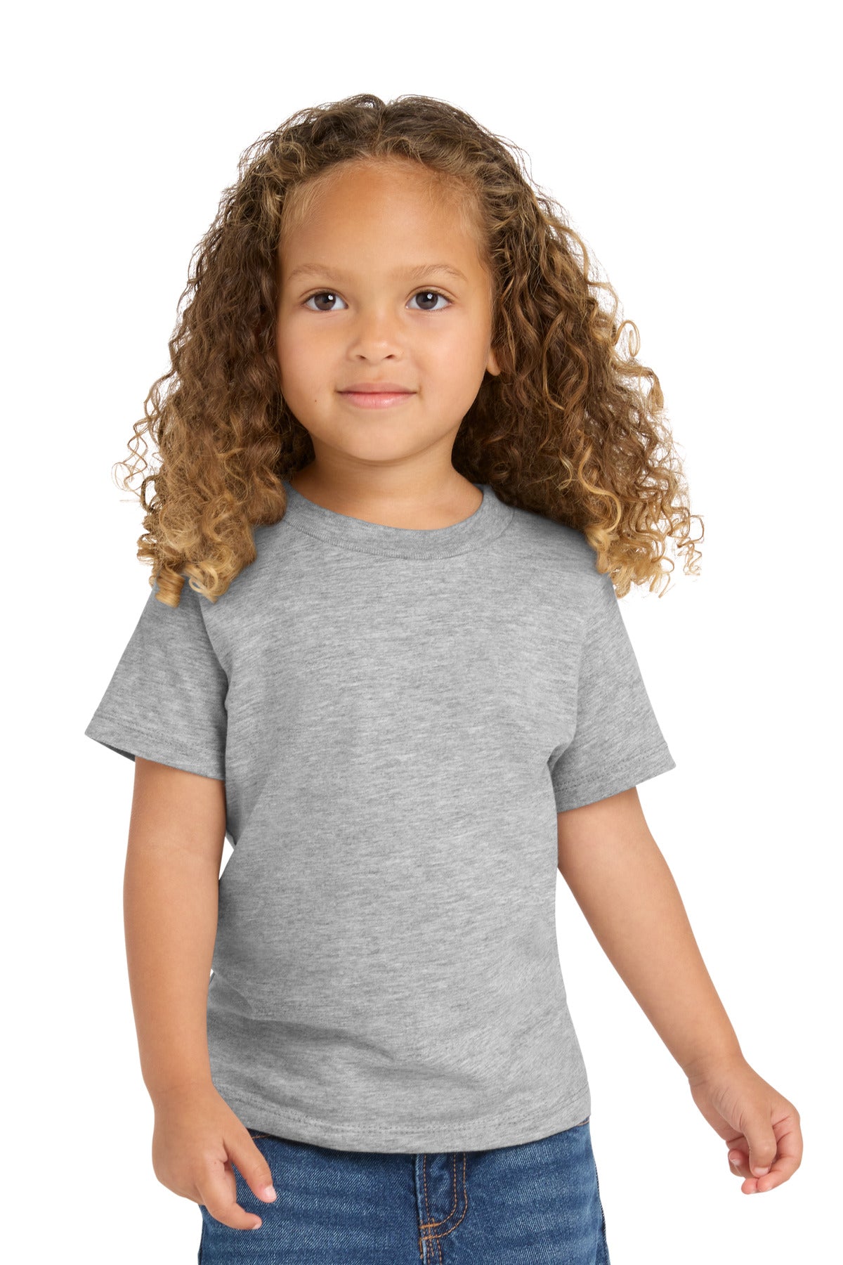 Custom Embroidery or DTF Print - Port & Co ® Toddler Fan Favorite Tee. PC450TD
