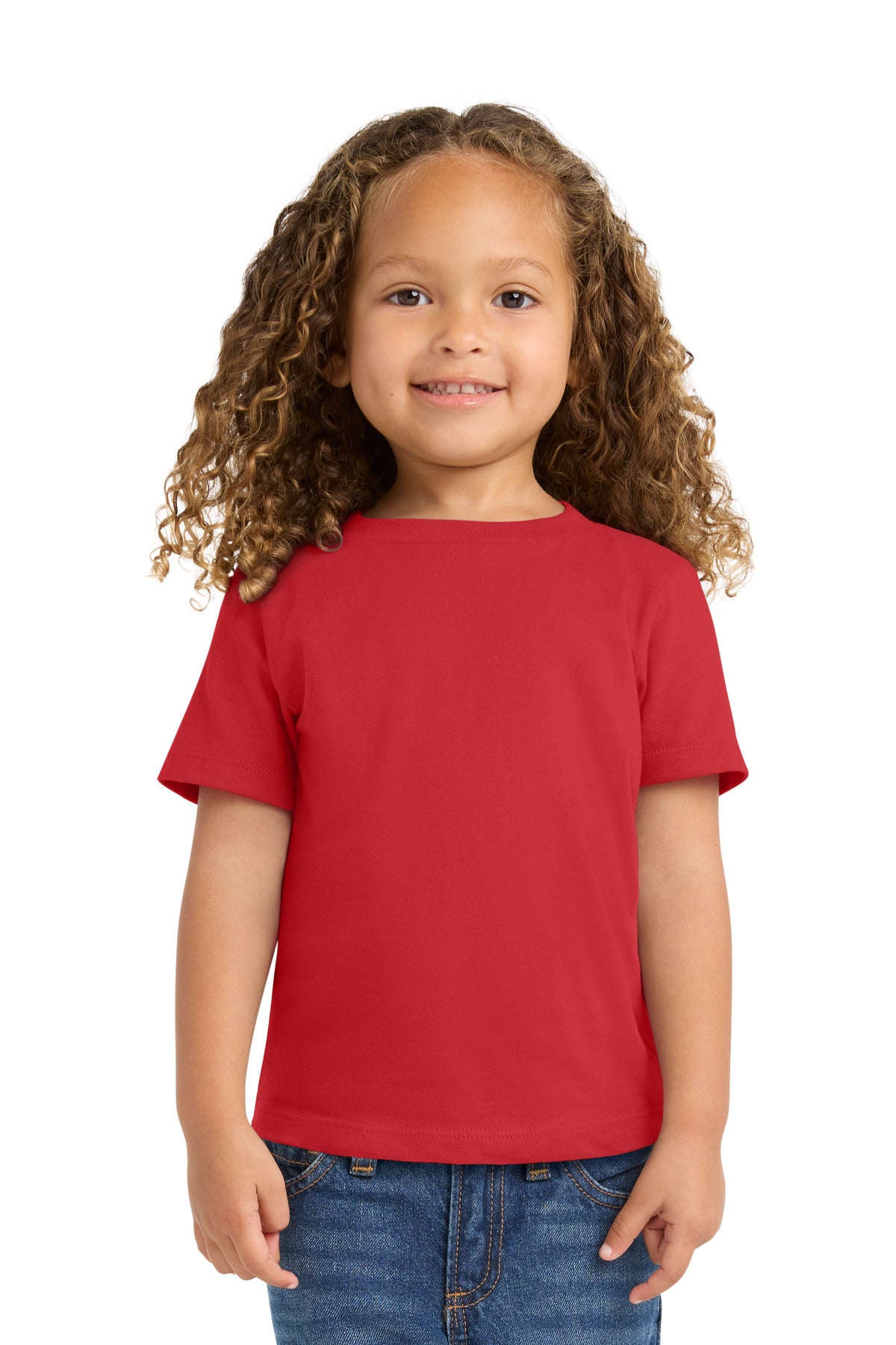 Custom Embroidery or DTF Print - Port & Co ® Toddler Fan Favorite Tee. PC450TD
