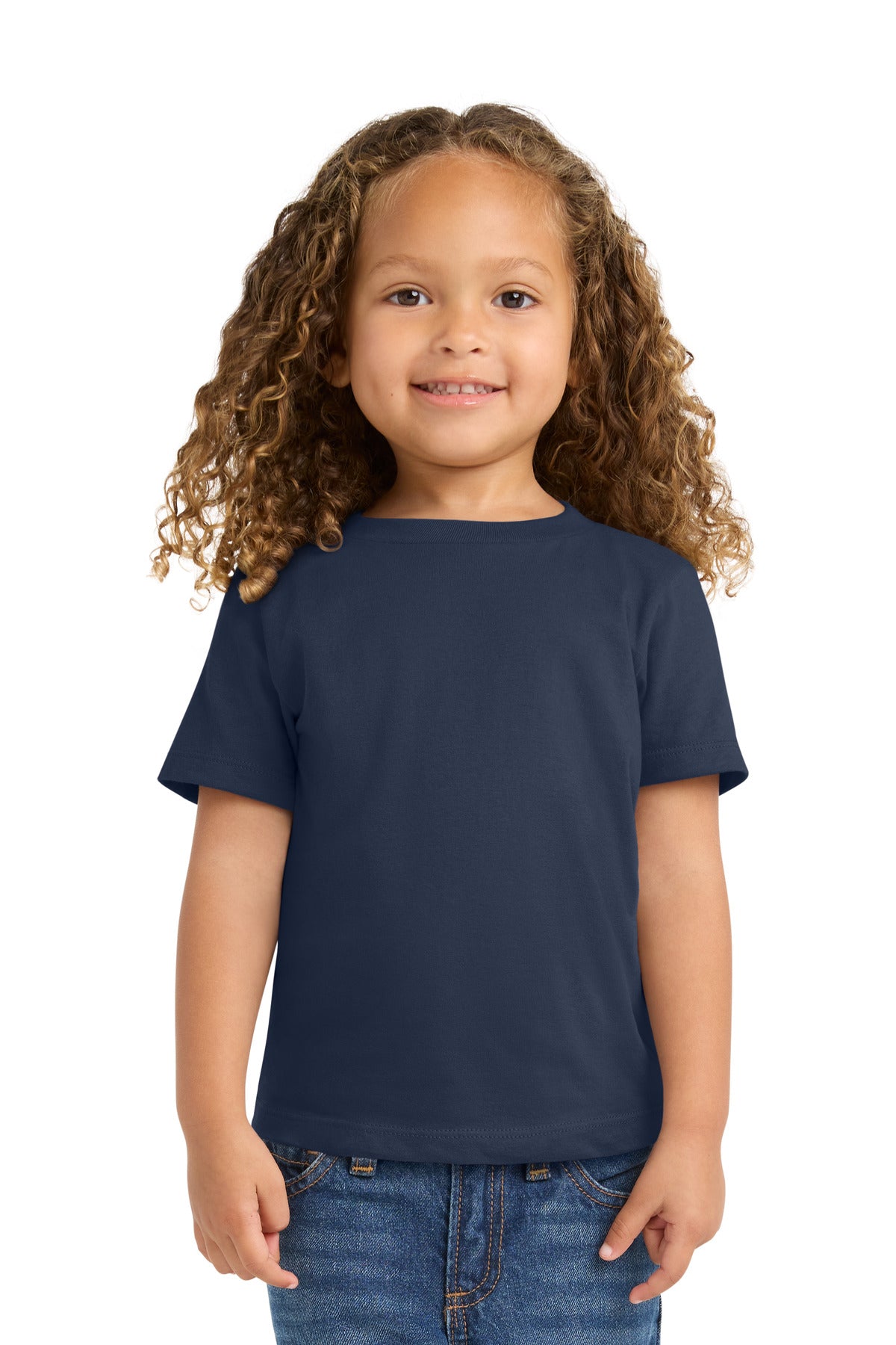 Custom Embroidery or DTF Print - Port & Co ® Toddler Fan Favorite Tee. PC450TD