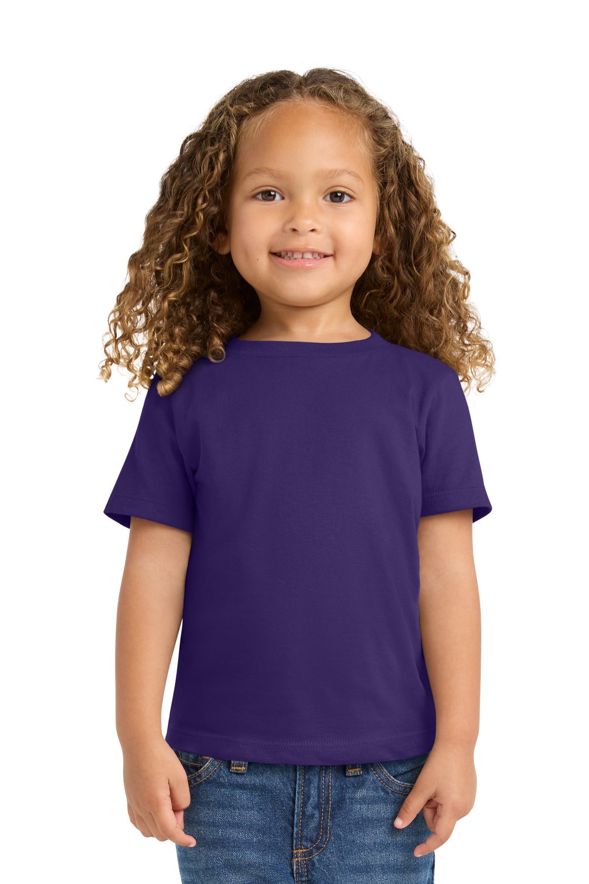 Custom Embroidery or DTF Print - Port & Co ® Toddler Fan Favorite Tee. PC450TD