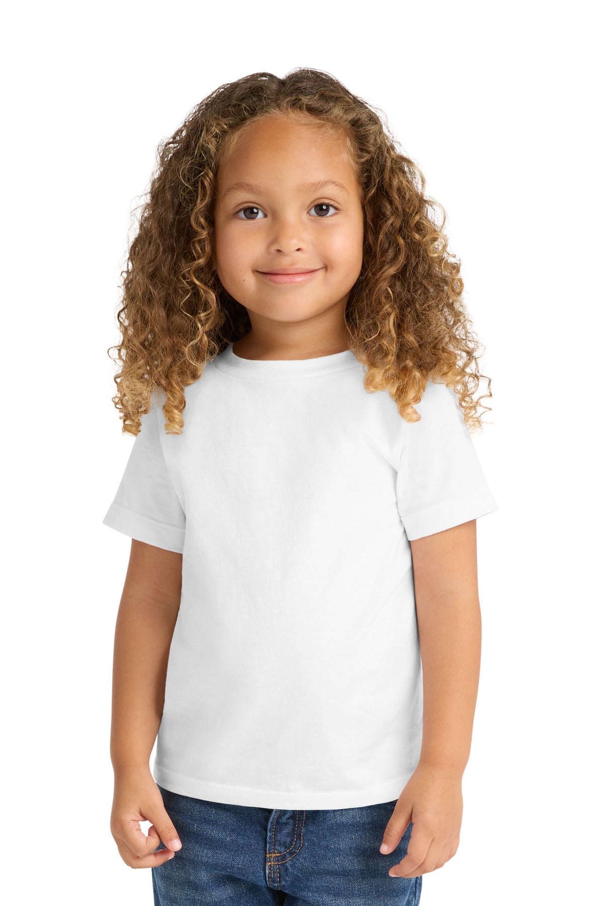Custom Embroidery or DTF Print - Port & Co ® Toddler Fan Favorite Tee. PC450TD