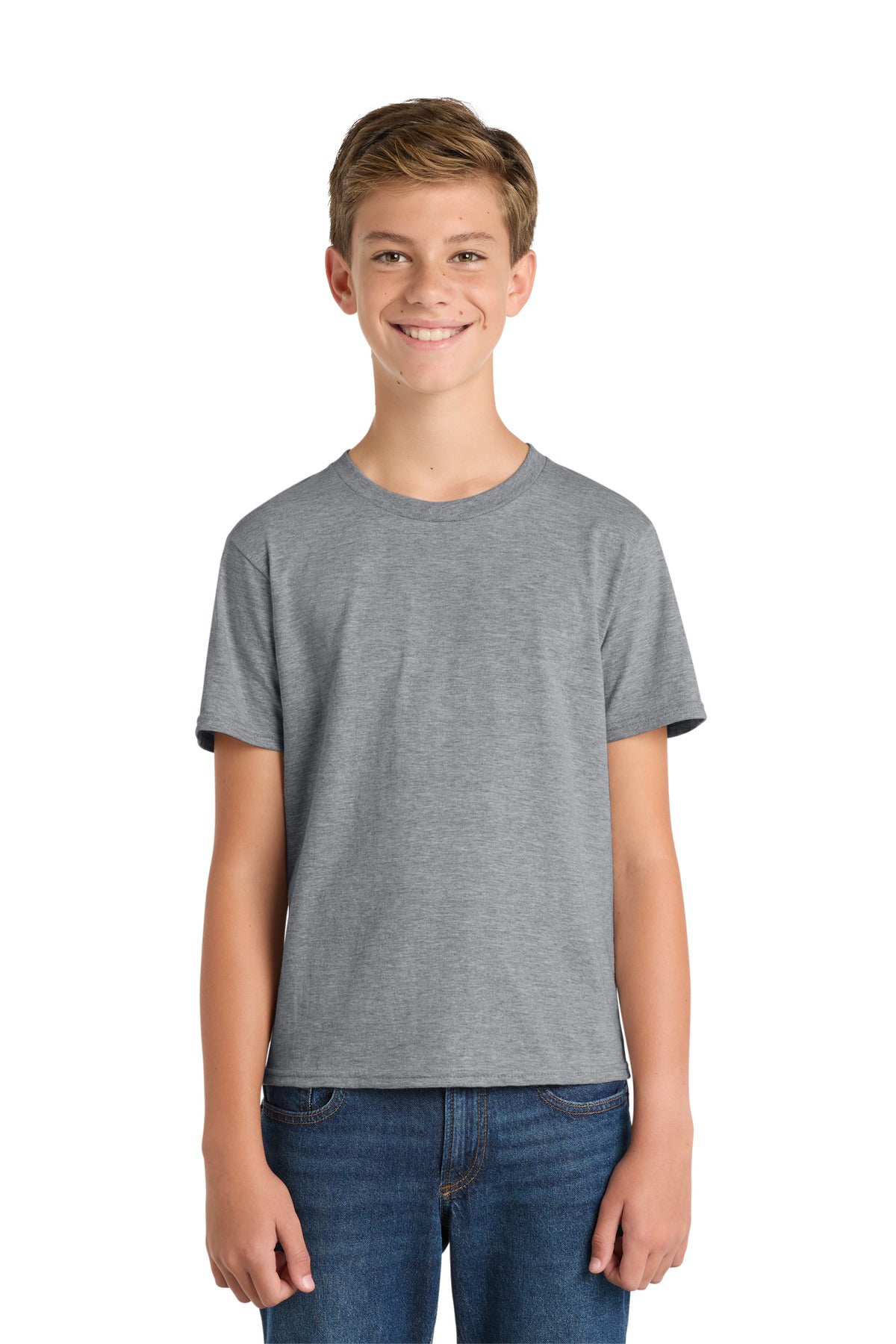 Custom Embroidery or DTF Print - Port & Co ® Youth Fan Favorite Tee. PC450Y