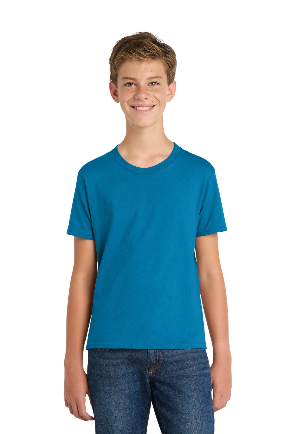 Custom Embroidery or DTF Print - Port & Co ® Youth Fan Favorite Tee. PC450Y