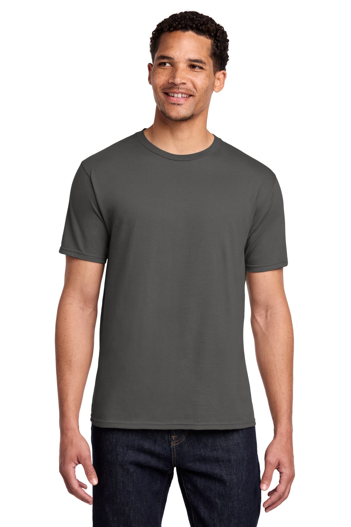 Custom Embroidery or DTF Print - Port & Co ® Fan Favorite Tee. PC450