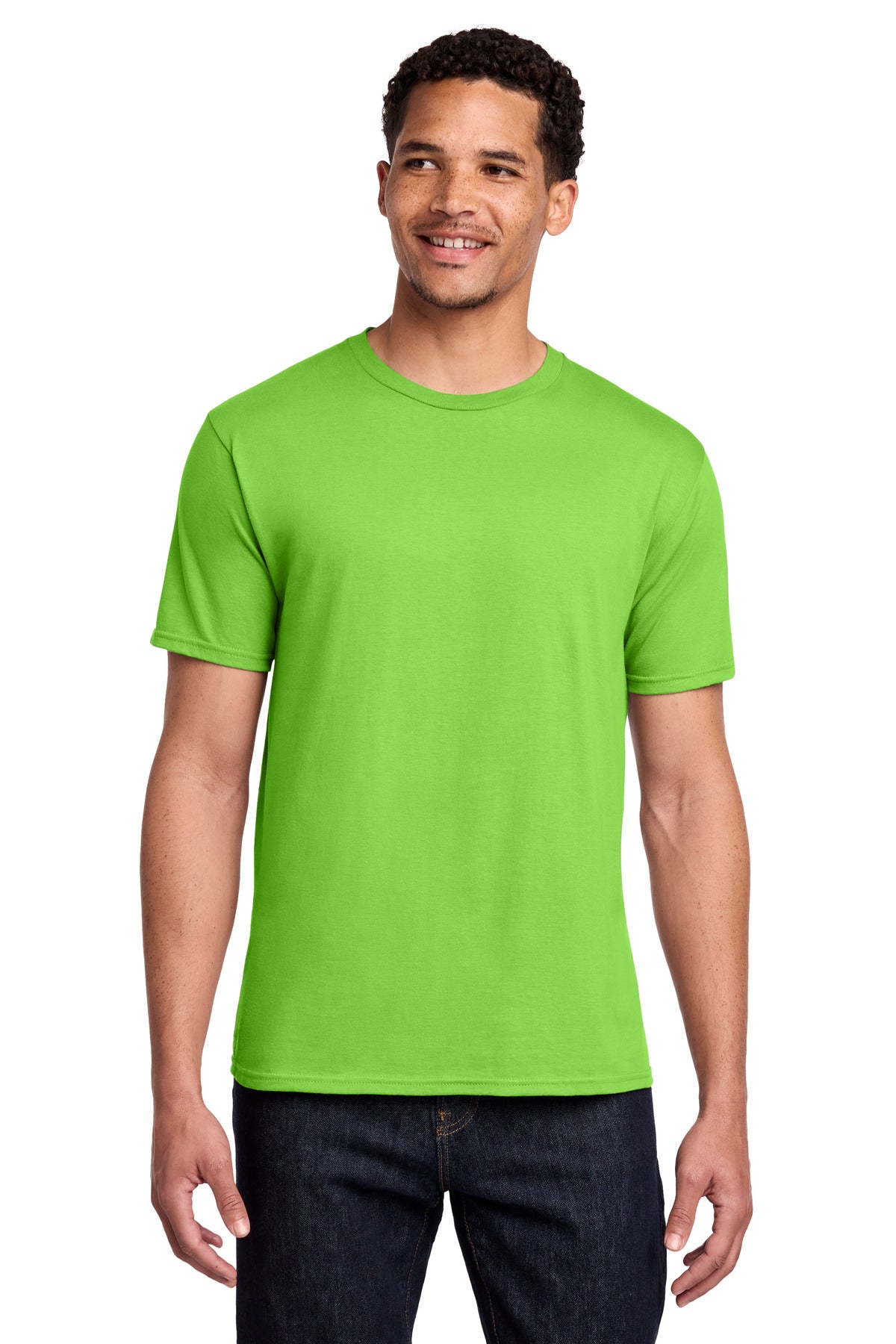 Custom Embroidery or DTF Print - Port & Co ® Fan Favorite Tee. PC450