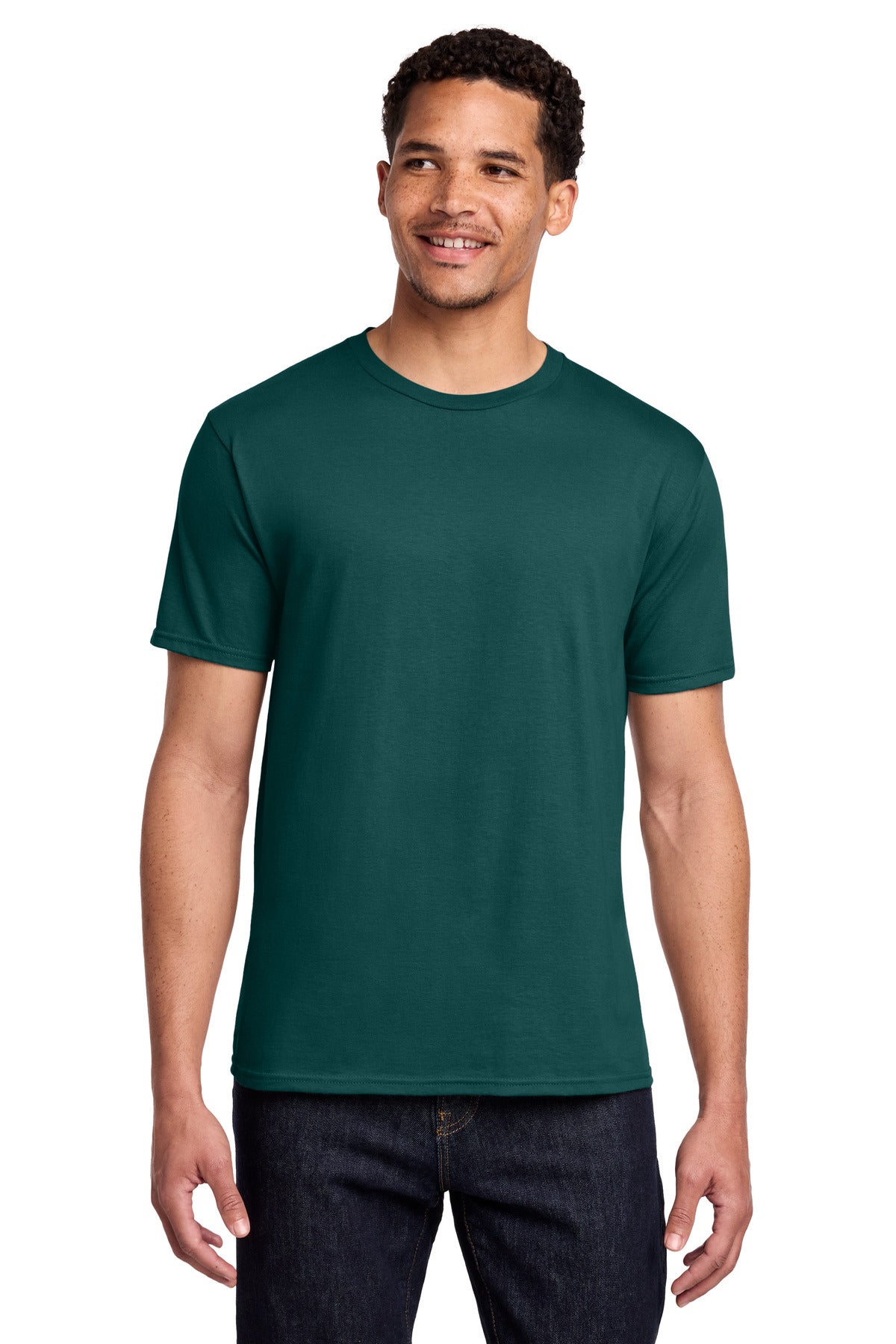Custom Embroidery or DTF Print - Port & Co ® Fan Favorite Tee. PC450