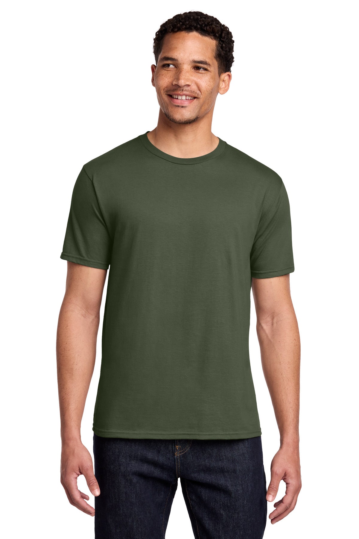 Custom Embroidery or DTF Print - Port & Co ® Fan Favorite Tee. PC450