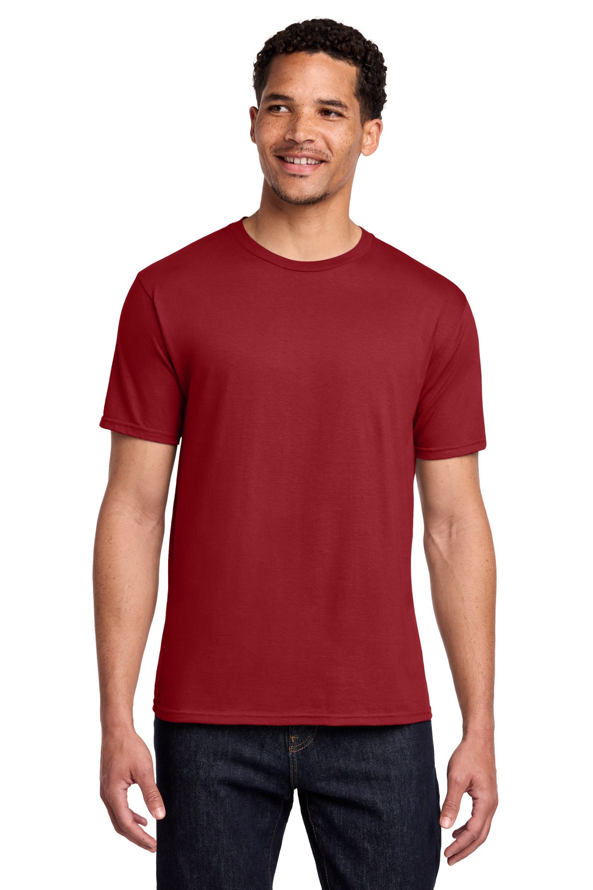 Custom Embroidery or DTF Print - Port & Co ® Fan Favorite Tee. PC450