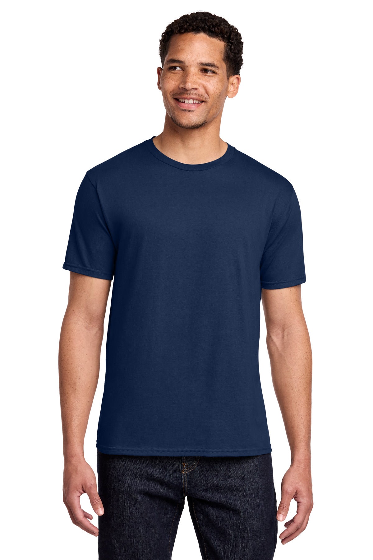 Custom Embroidery or DTF Print - Port & Co ® Fan Favorite Tee. PC450