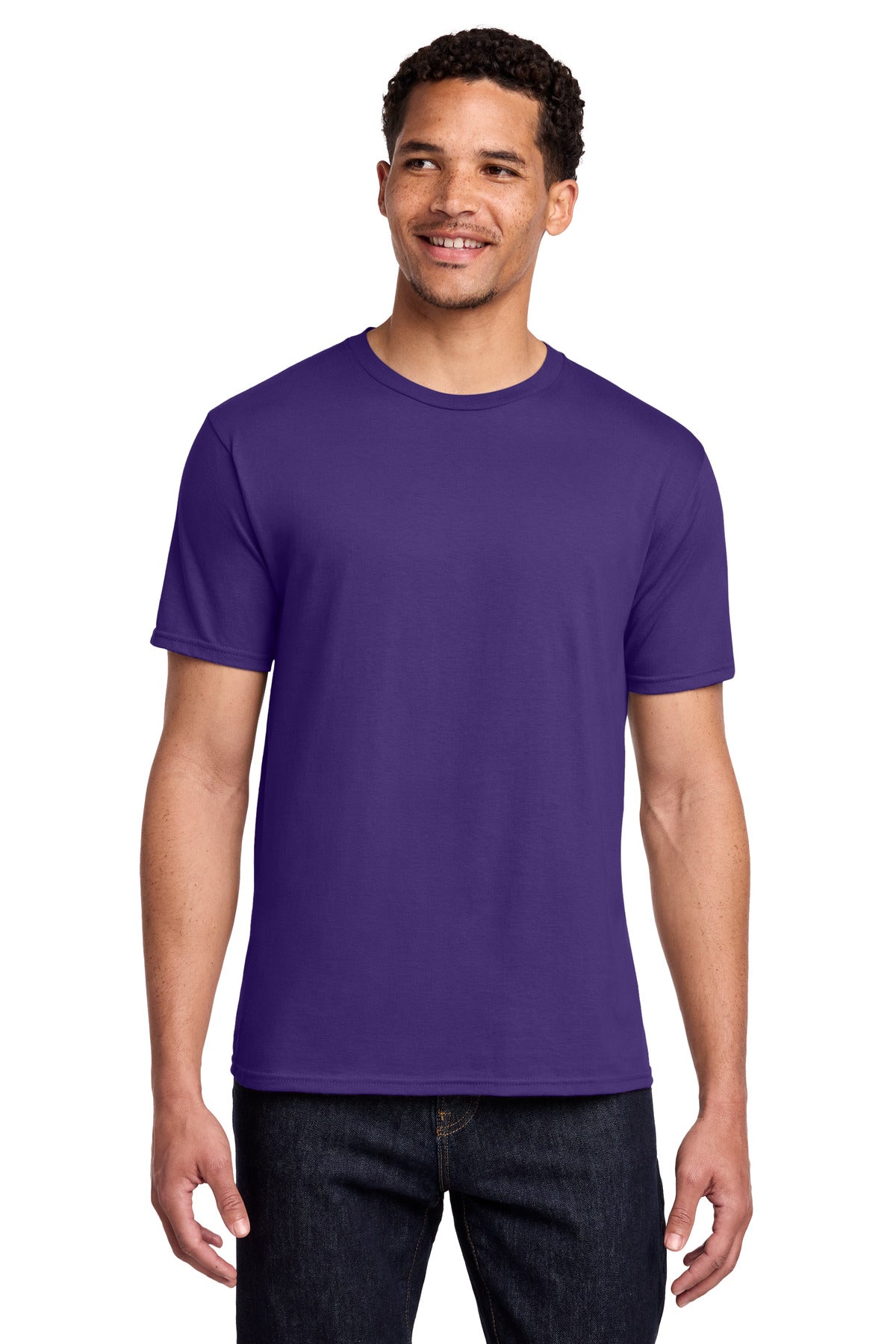 Custom Embroidery or DTF Print - Port & Co ® Fan Favorite Tee. PC450