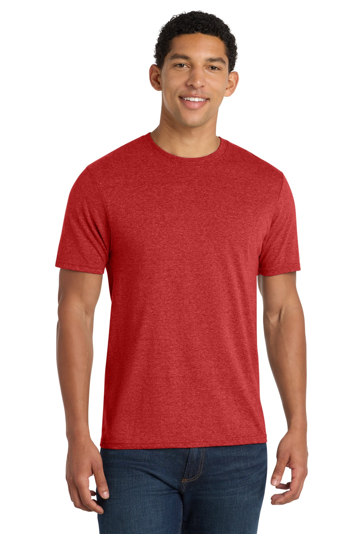 Custom Embroidery or DTF Print - Port & Co ® Fan Favorite ™ Blend Tee. PC455