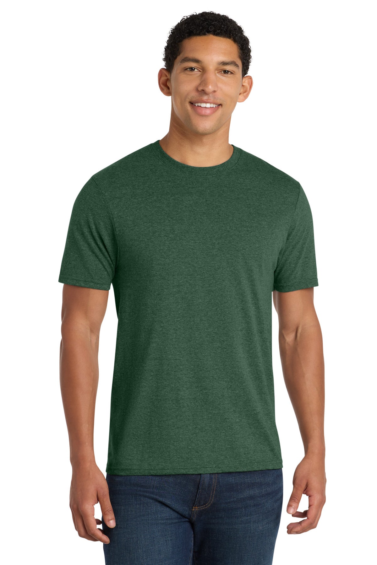 Custom Embroidery or DTF Print - Port & Co ® Fan Favorite ™ Blend Tee. PC455