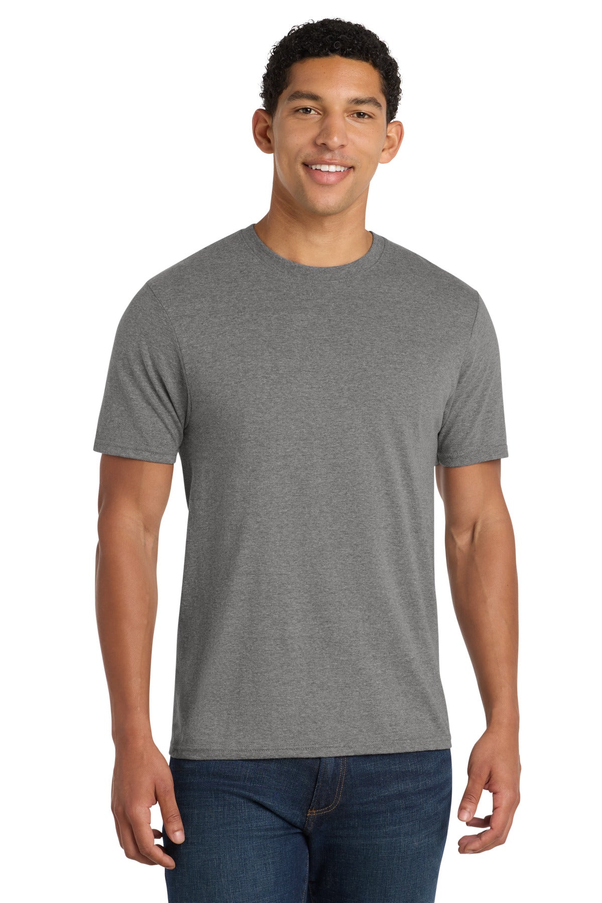 Custom Embroidery or DTF Print - Port & Co ® Fan Favorite ™ Blend Tee. PC455