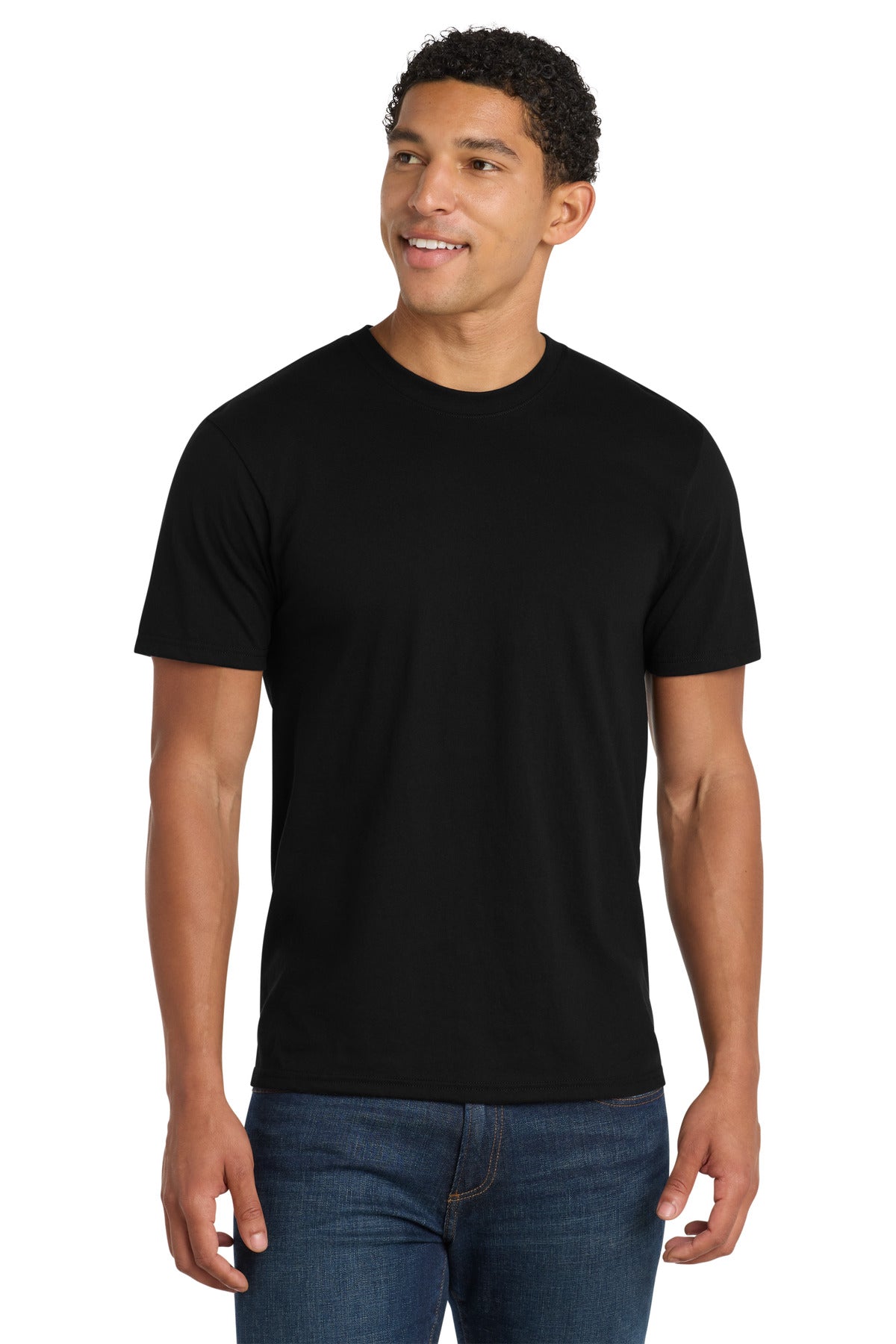 Custom Embroidery or DTF Print - Port & Co ® Fan Favorite ™ Blend Tee. PC455