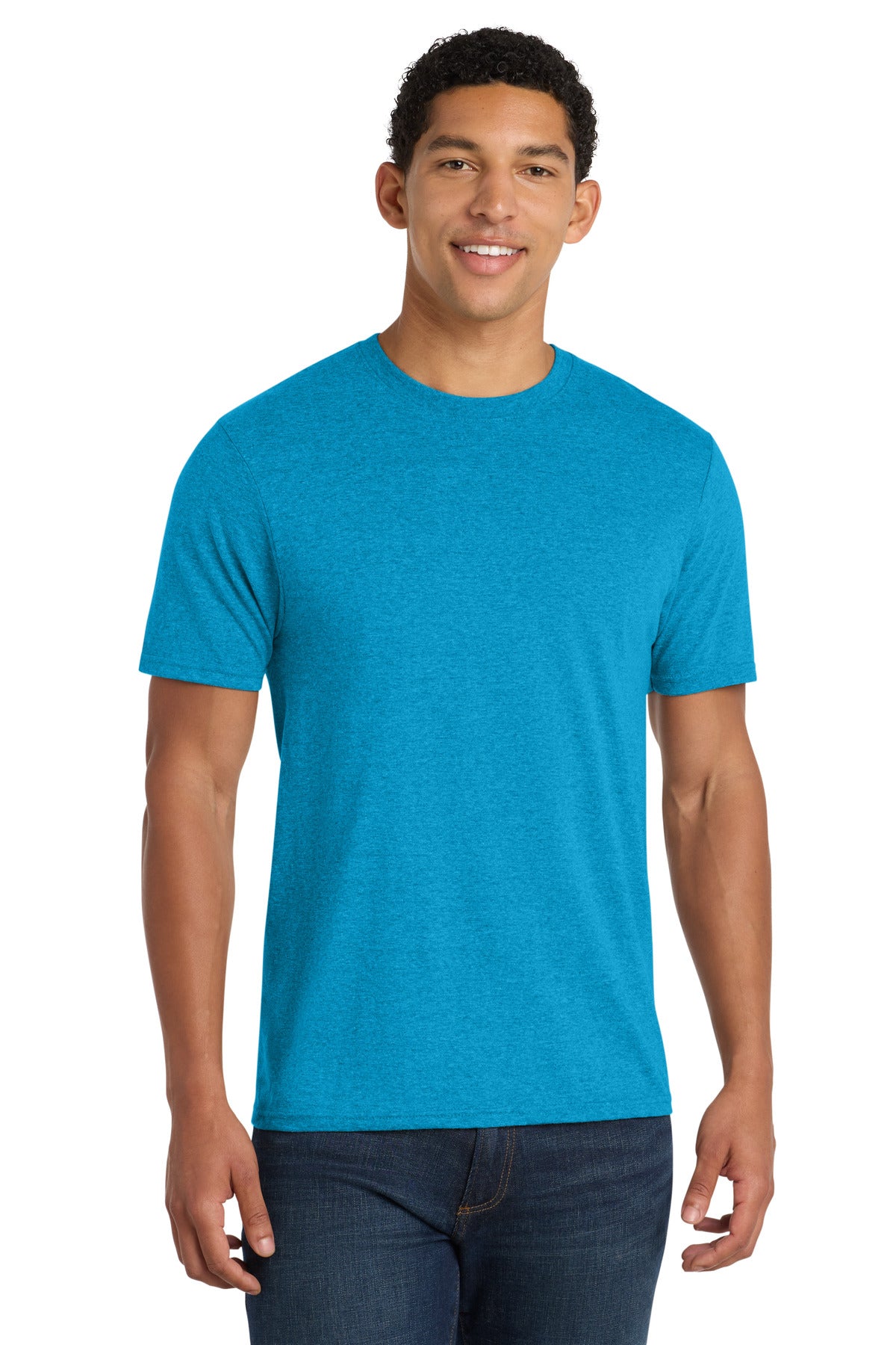 Custom Embroidery or DTF Print - Port & Co ® Fan Favorite ™ Blend Tee. PC455