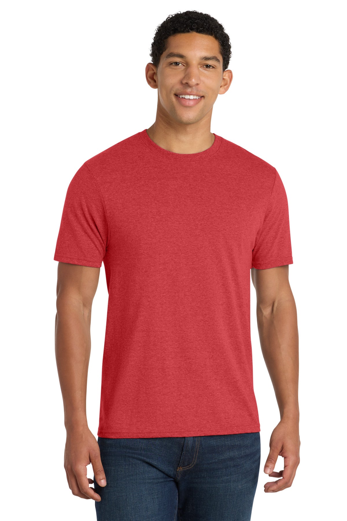 Custom Embroidery or DTF Print - Port & Co ® Fan Favorite ™ Blend Tee. PC455
