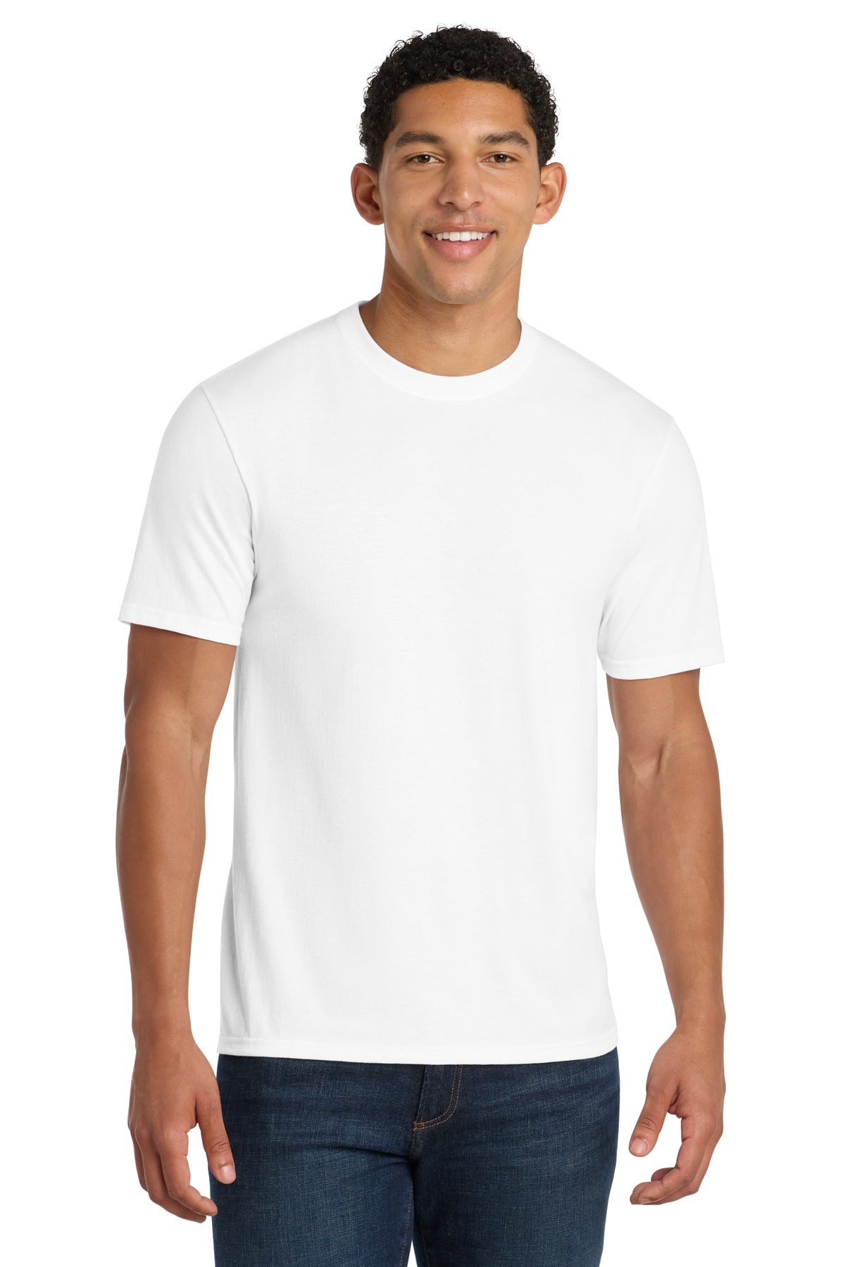 Custom Embroidery or DTF Print - Port & Co ® Fan Favorite ™ Blend Tee. PC455