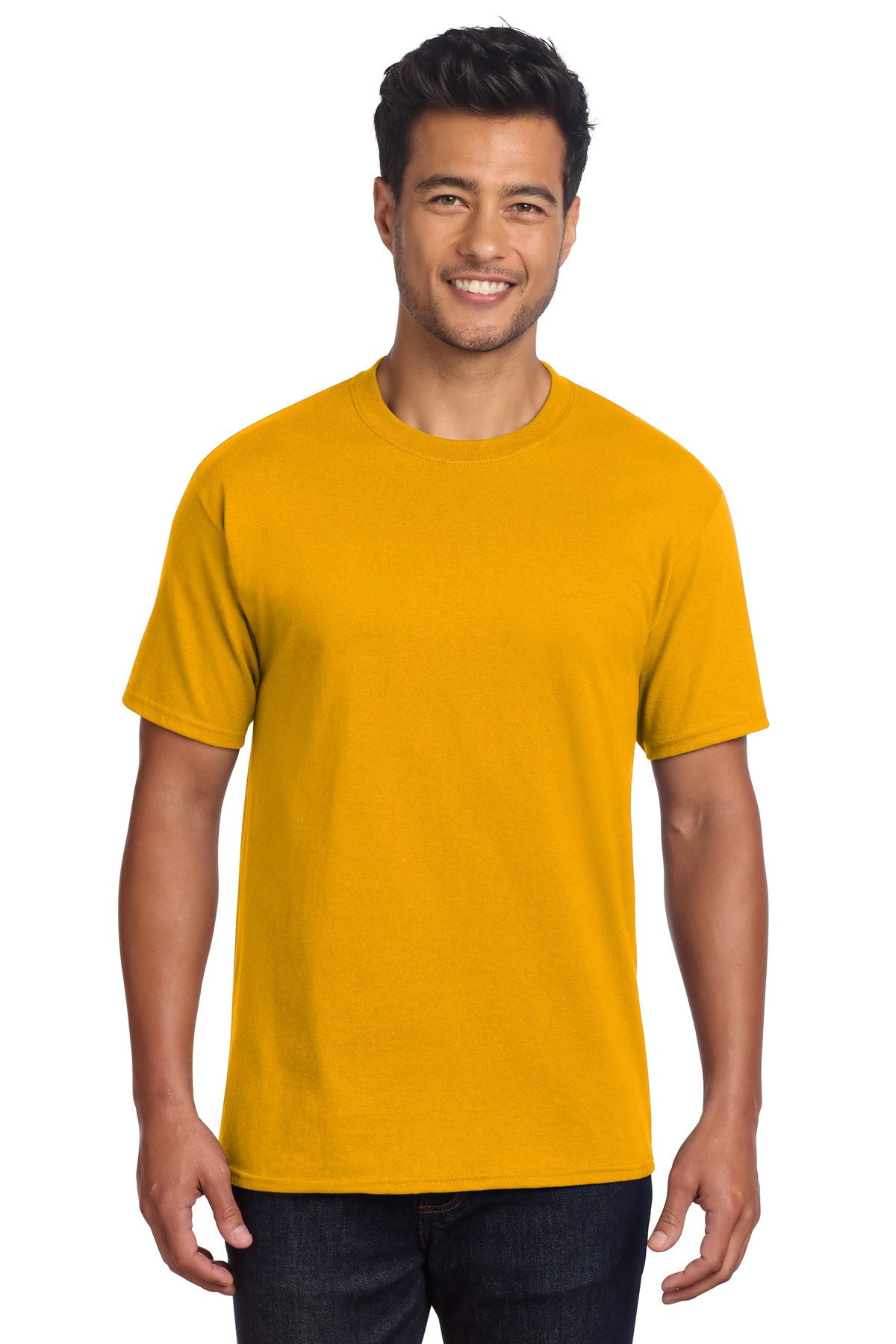 Custom Embroidery or DTF Print - Port & Co ® Core Cotton DTG Tee PC54DTG