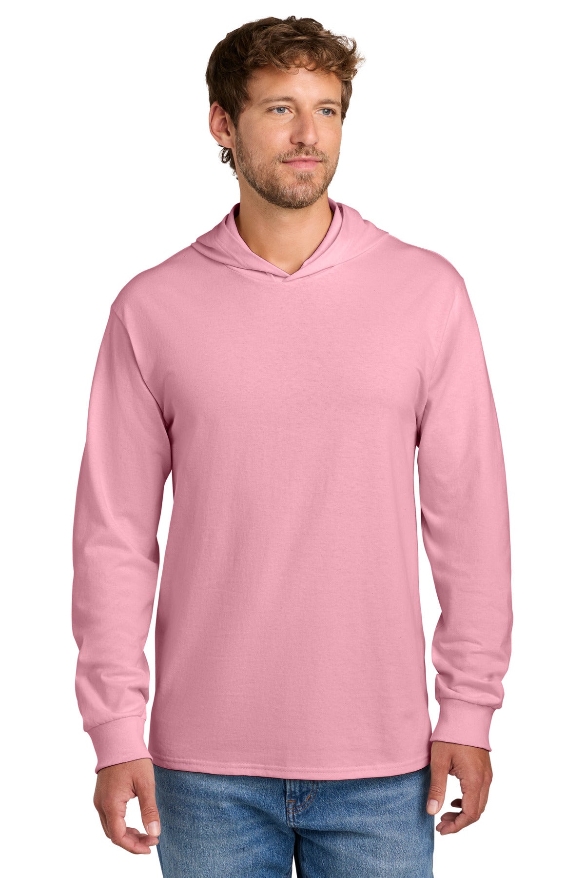 Custom Embroidery or DTF Print - Port & Co ™ Core Cotton Pullover Hooded Tee PC54H