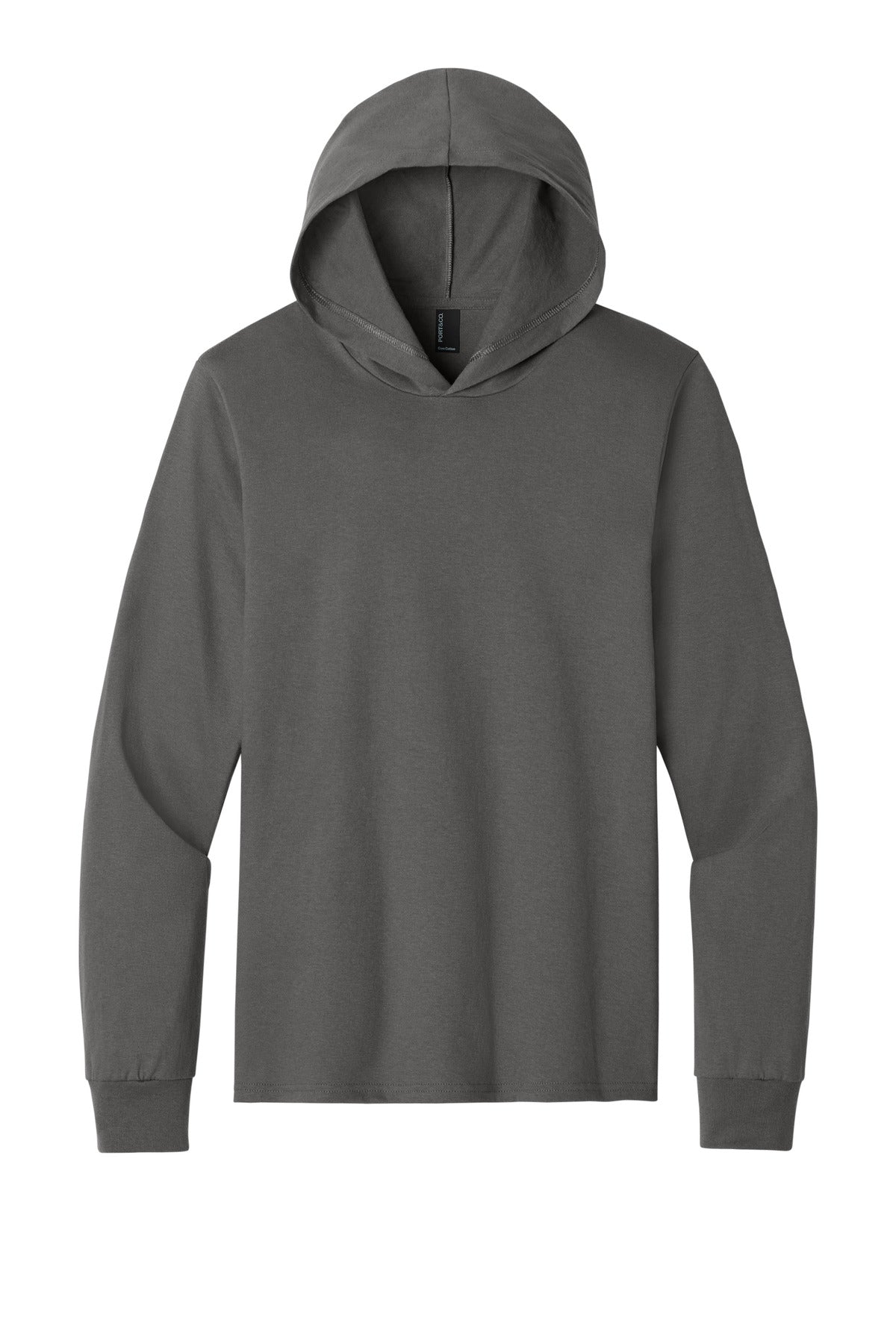 Custom Embroidery or DTF Print - Port & Co ™ Core Cotton Pullover Hooded Tee PC54H