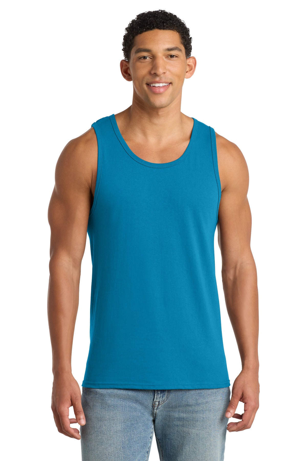 Custom Embroidery or DTF Print - Port & Co ® Core Cotton Tank Top. PC54TT