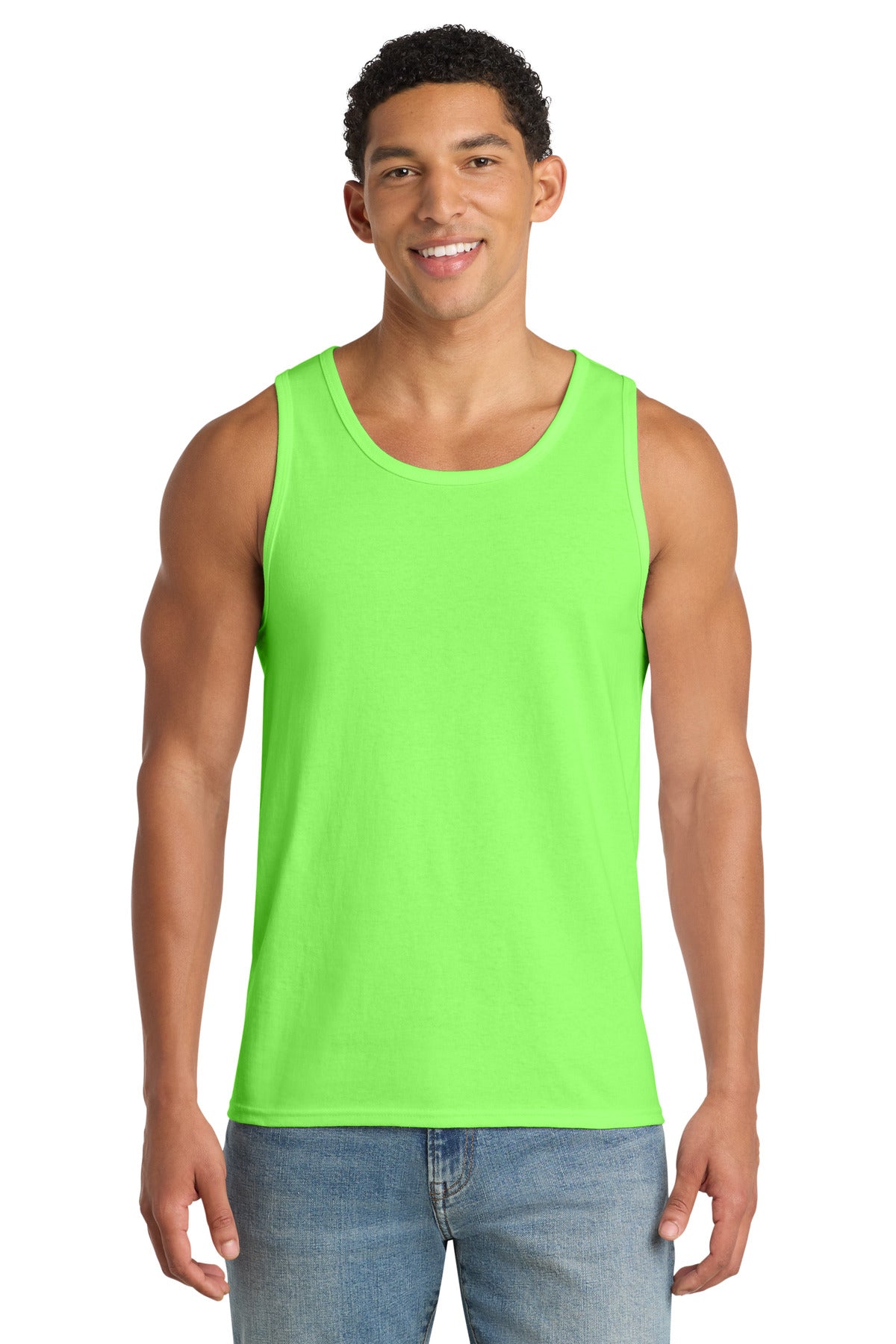 Custom Embroidery or DTF Print - Port & Co ® Core Cotton Tank Top. PC54TT