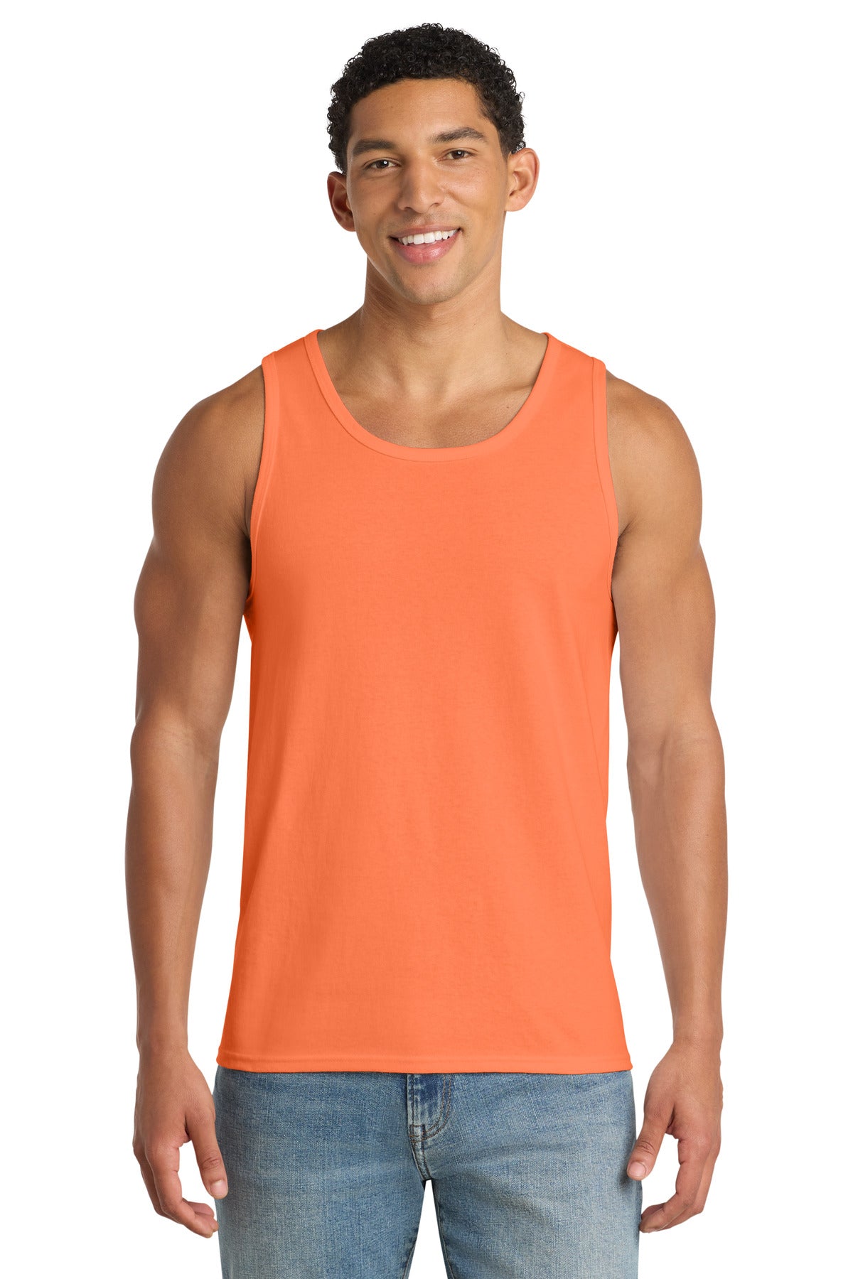 Custom Embroidery or DTF Print - Port & Co ® Core Cotton Tank Top. PC54TT