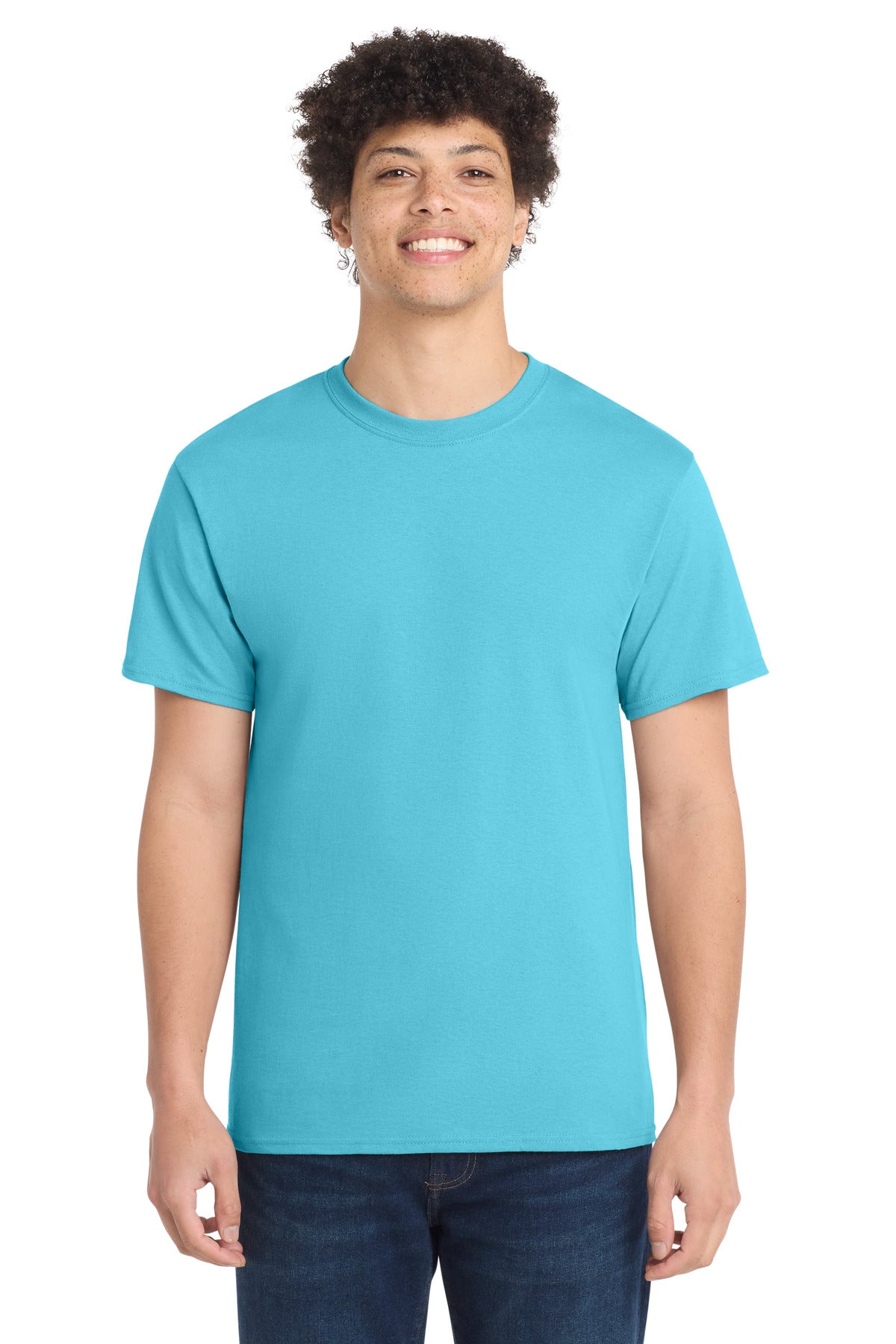 Custom Embroidery or DTF Print - Port & Co ® Tall Core Cotton Tee PC54T