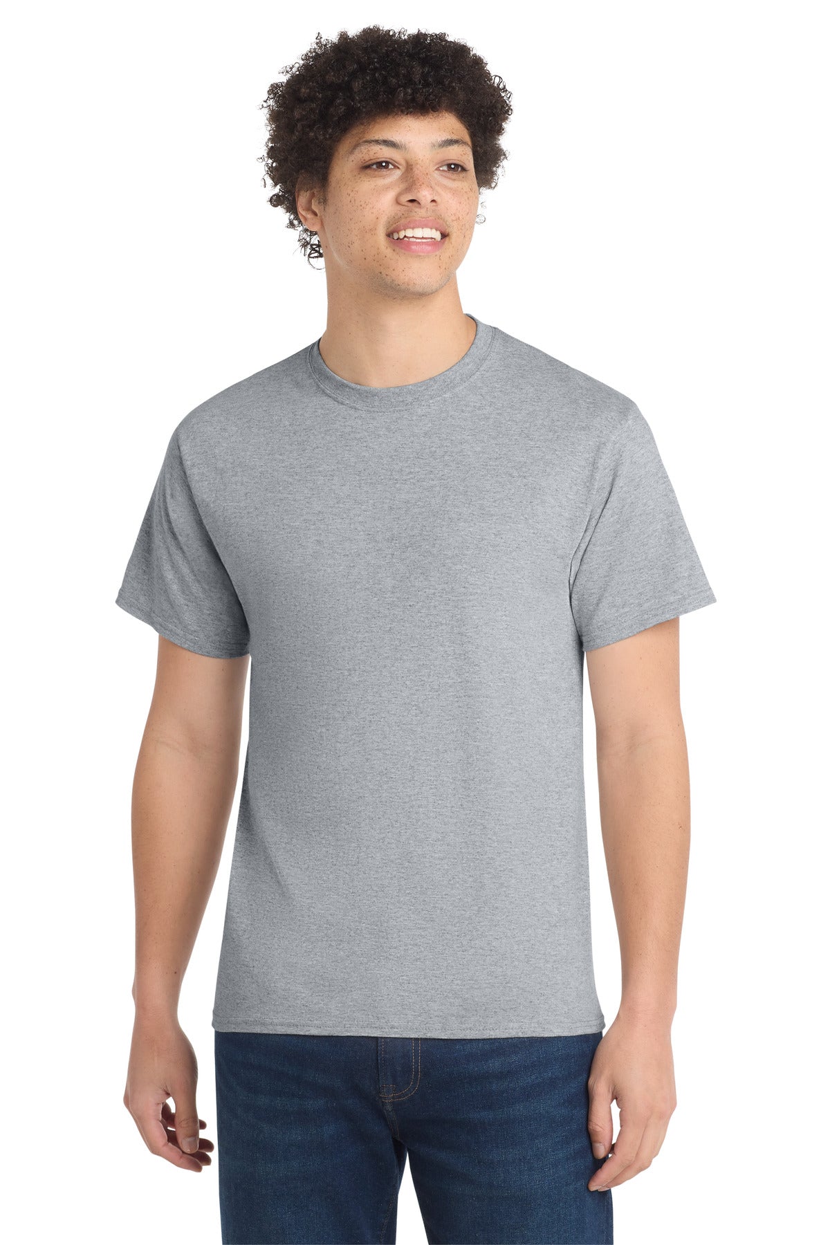 Custom Embroidery or DTF Print - Port & Co ® Tall Core Cotton Tee PC54T