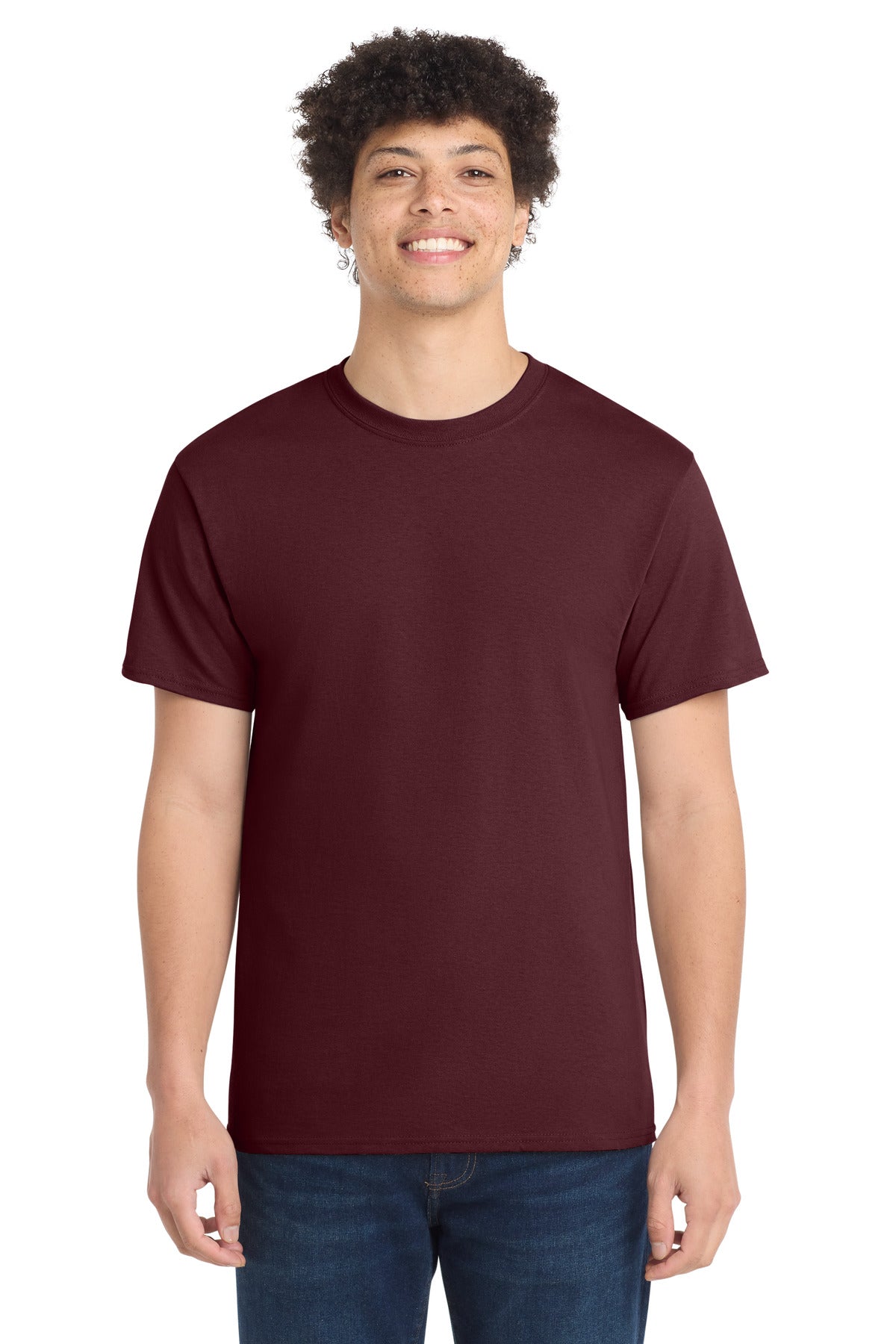 Custom Embroidery or DTF Print - Port & Co ® Tall Core Cotton Tee PC54T