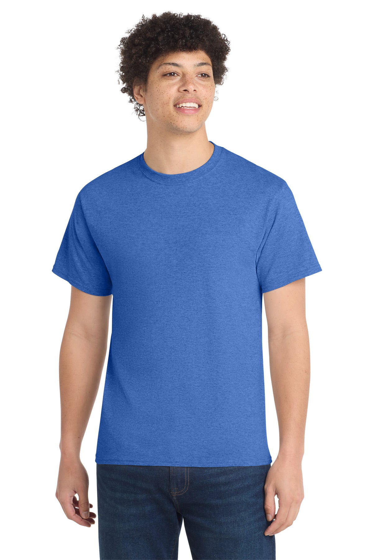 Custom Embroidery or DTF Print - Port & Co ® Tall Core Cotton Tee PC54T
