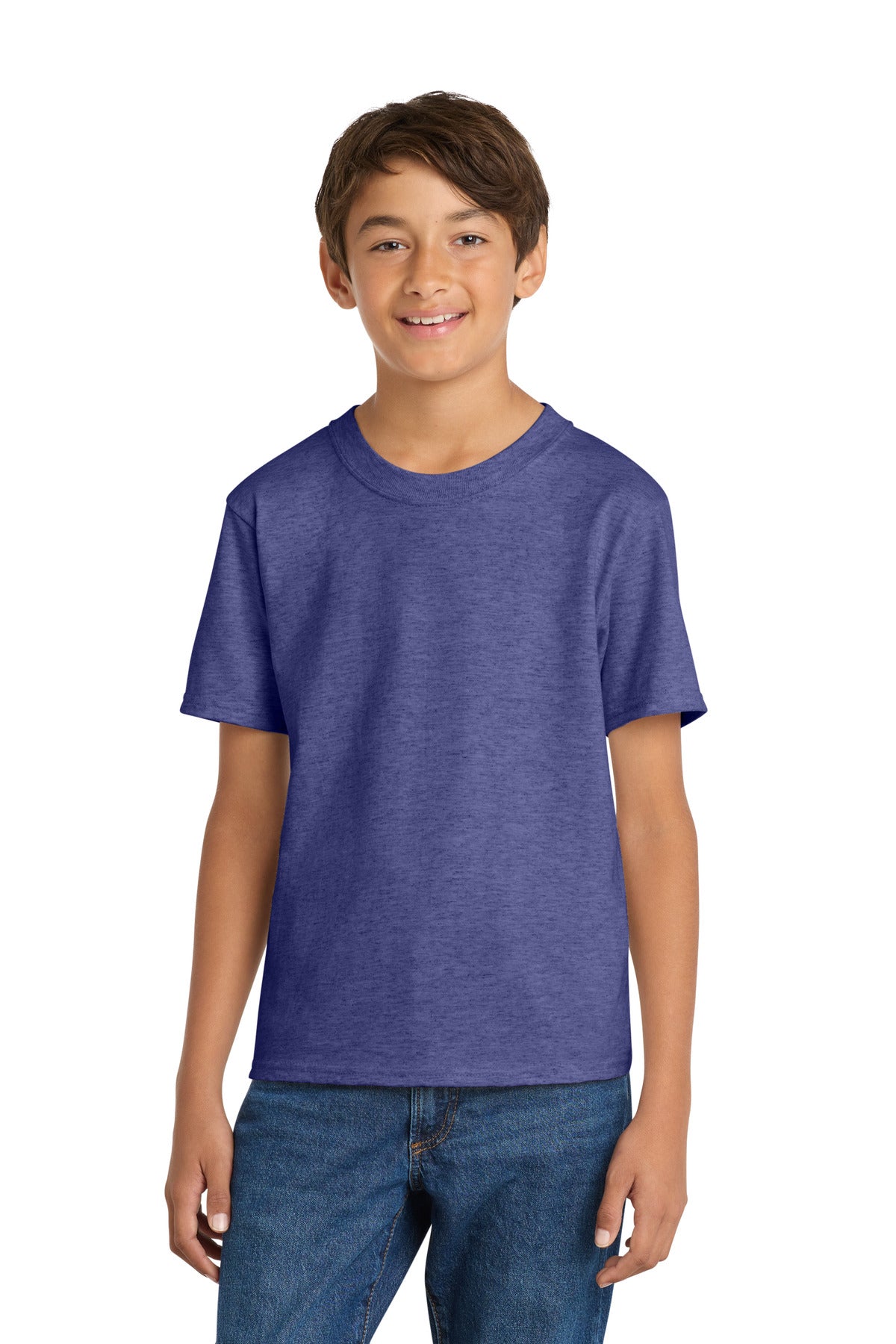 Custom Embroidery or DTF Print - Port & Co ® Youth Core Cotton Tee. PC54Y