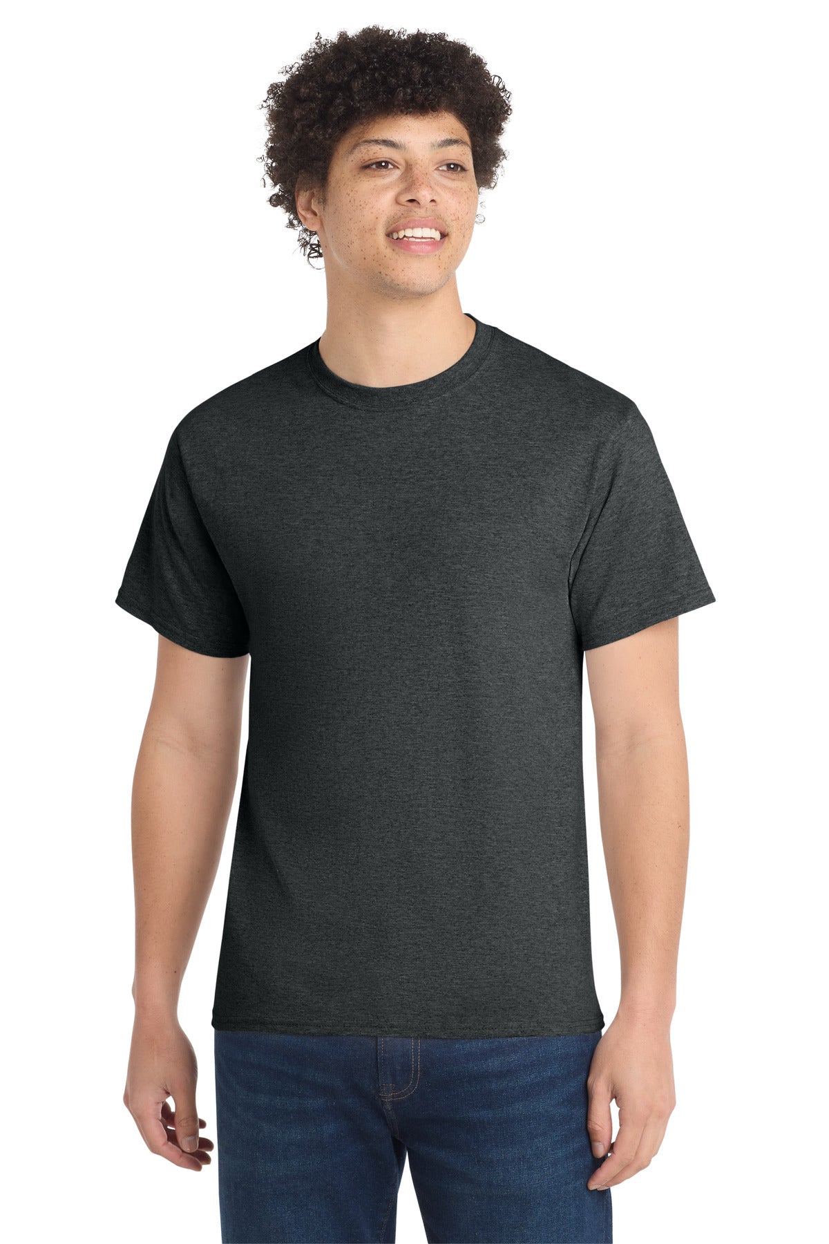 Custom Embroidery or DTF Print - Port & Co ® Core Cotton Tee. PC54