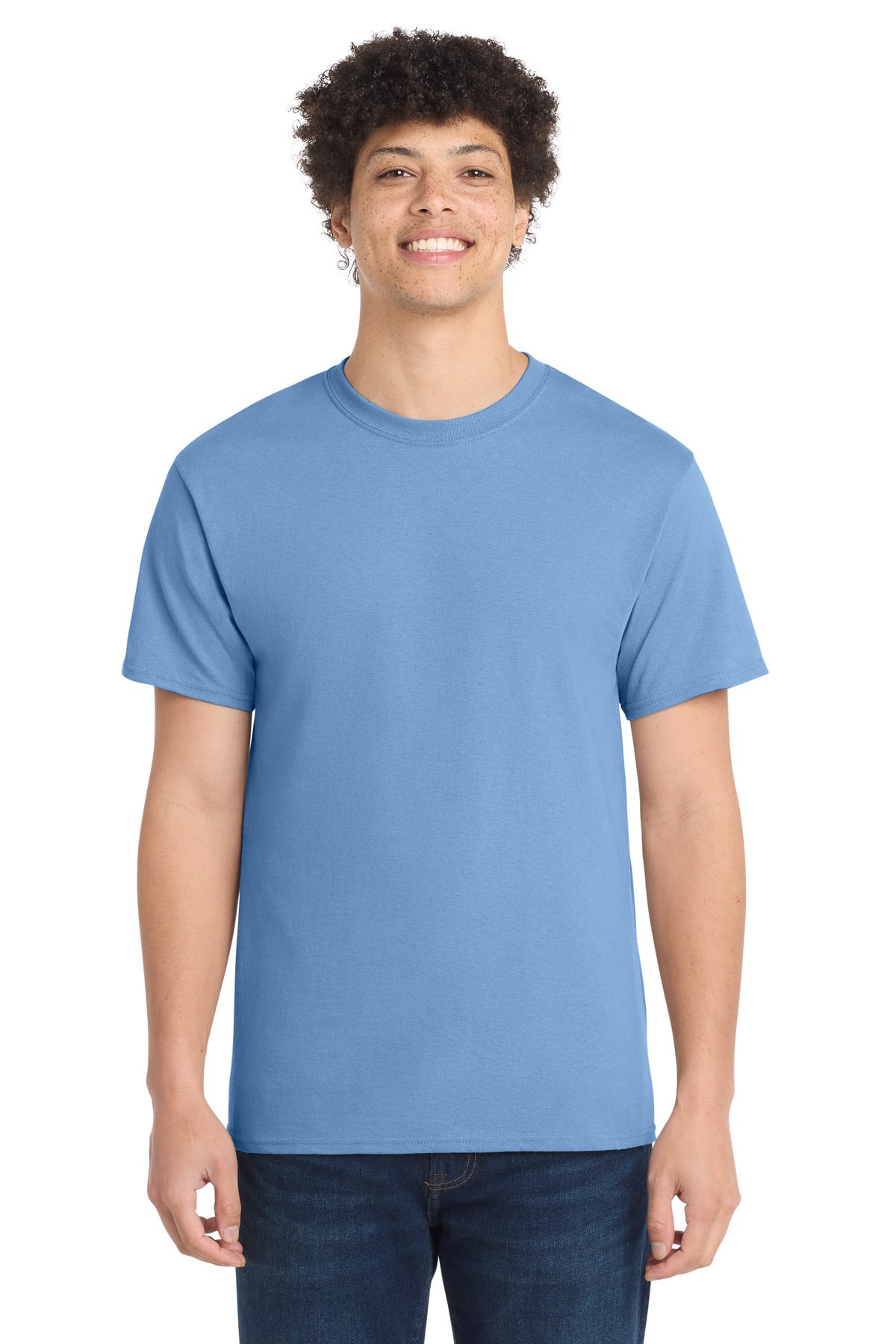 Custom Embroidery or DTF Print - Port & Co ® Core Cotton Tee. PC54