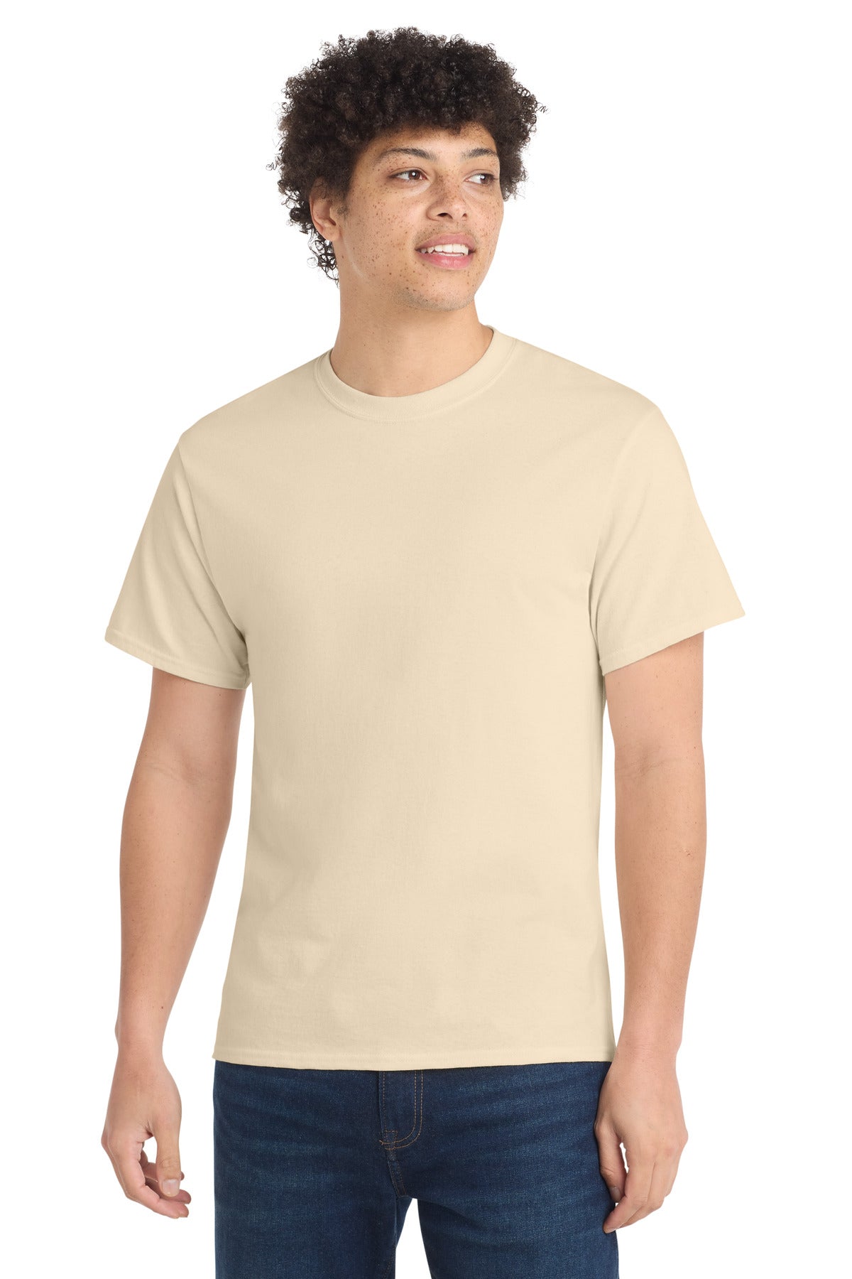 Custom Embroidery or DTF Print - Port & Co ® Core Cotton Tee. PC54