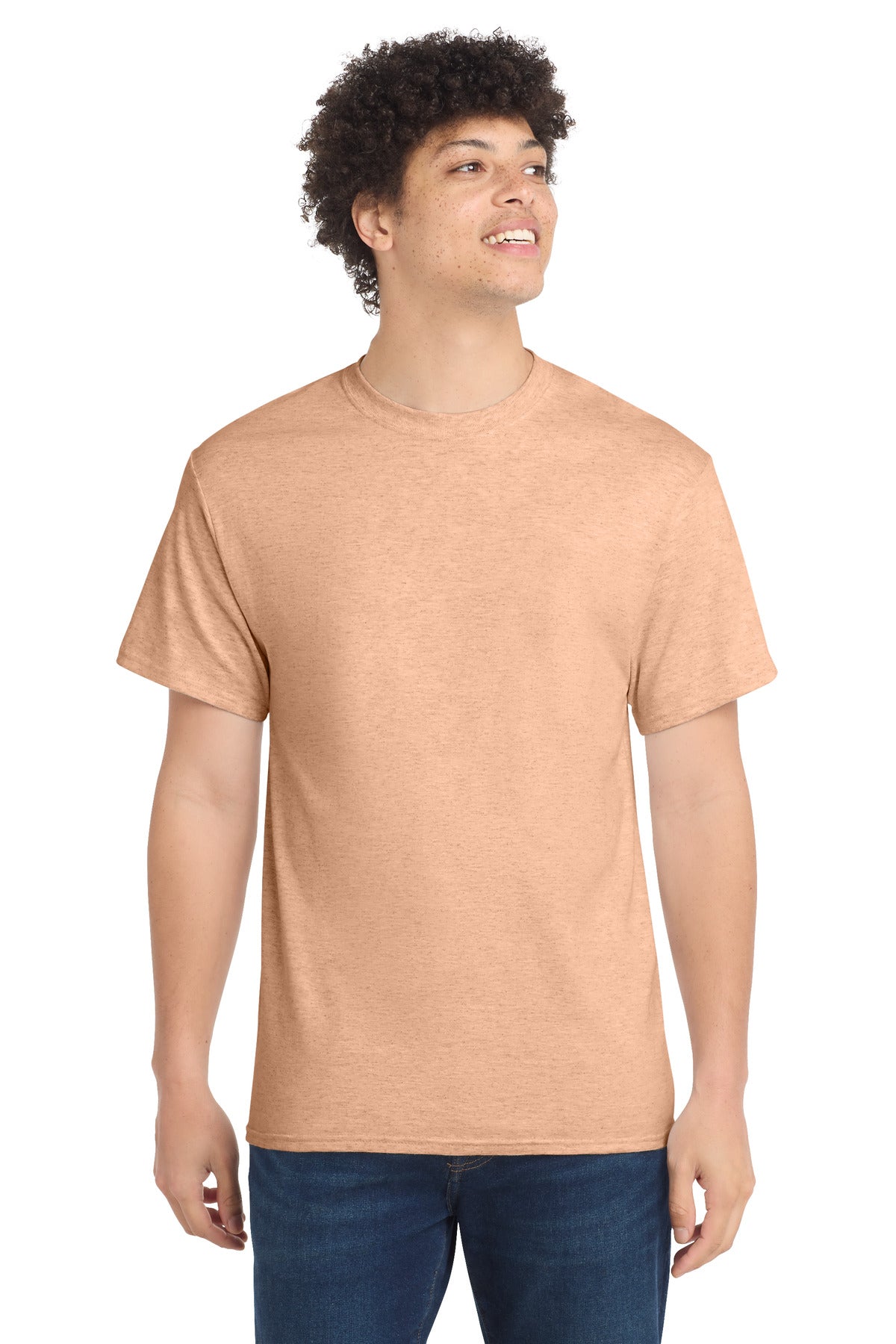 Custom Embroidery or DTF Print - Port & Co ® Core Cotton Tee. PC54