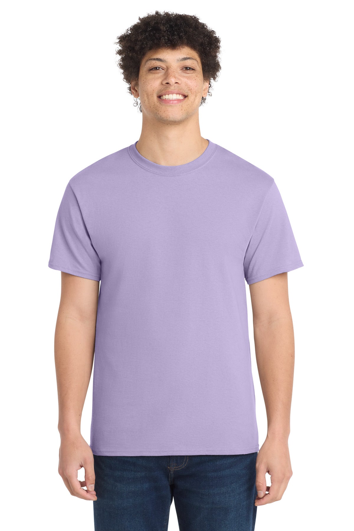 Custom Embroidery or DTF Print - Port & Co ® Core Cotton Tee. PC54