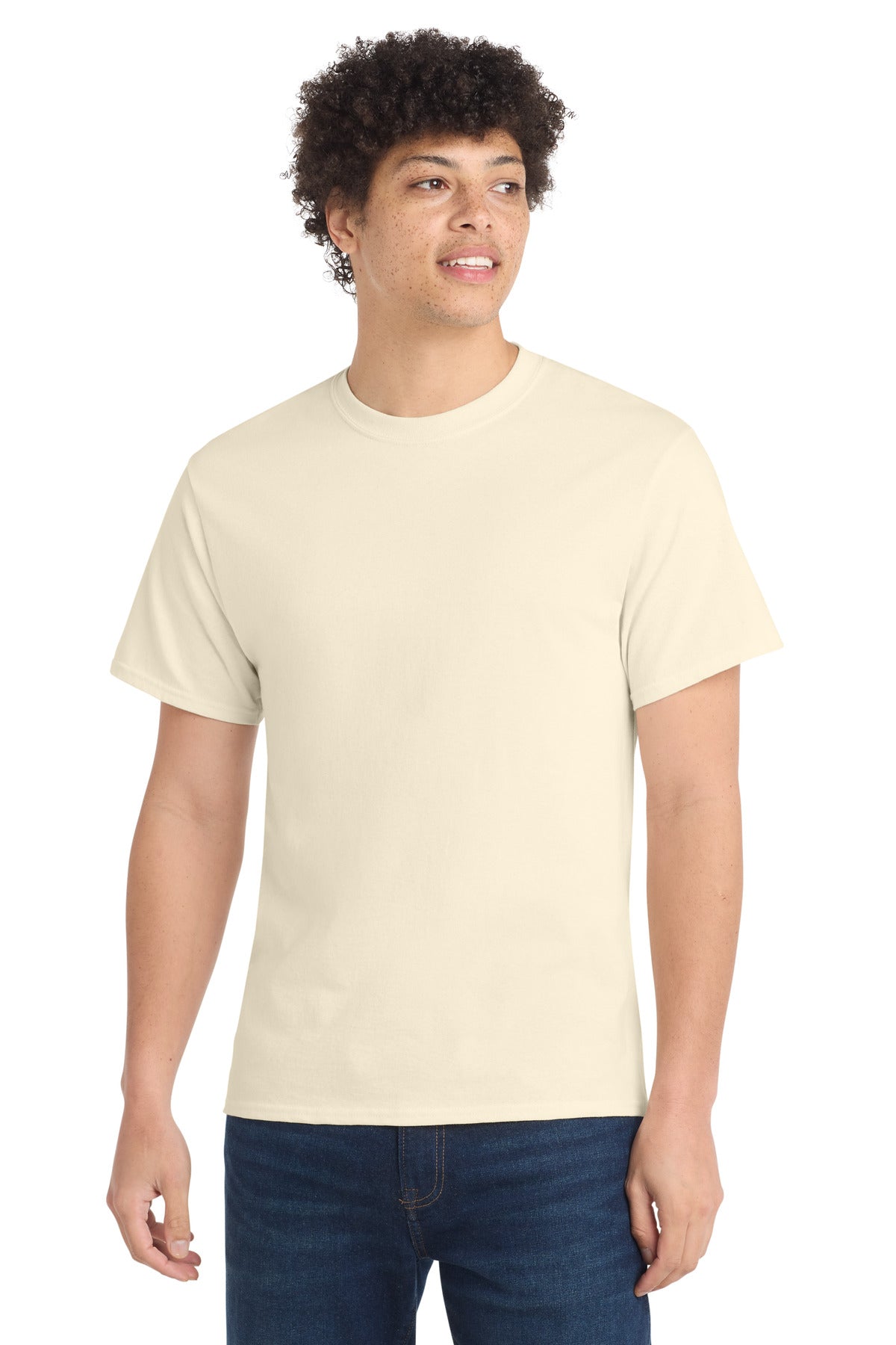 Custom Embroidery or DTF Print - Port & Co ® Core Cotton Tee. PC54