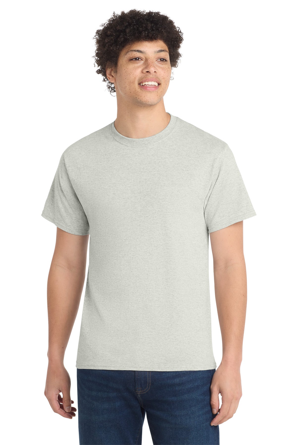 Custom Embroidery or DTF Print - Port & Co ® Core Cotton Tee. PC54