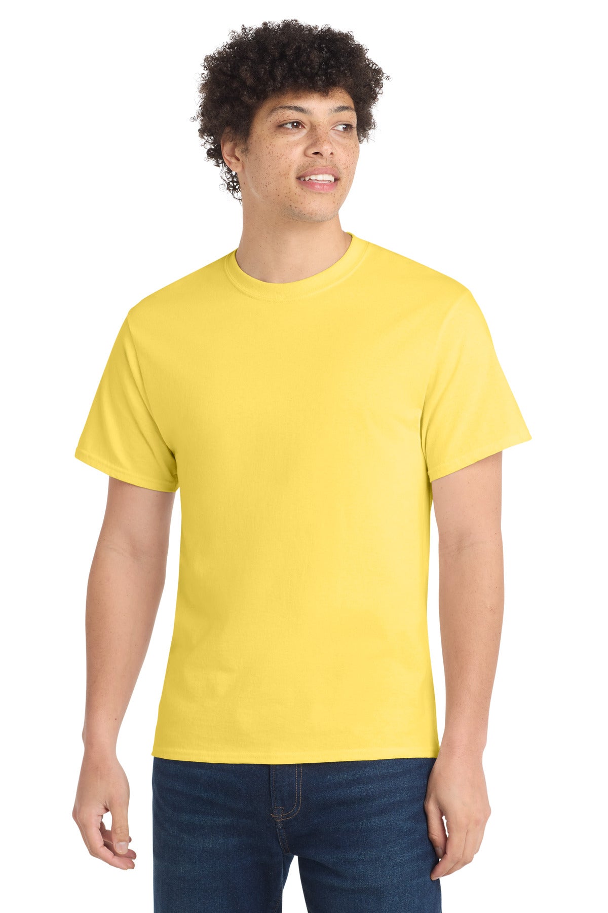 Custom Embroidery or DTF Print - Port & Co ® Core Cotton Tee. PC54