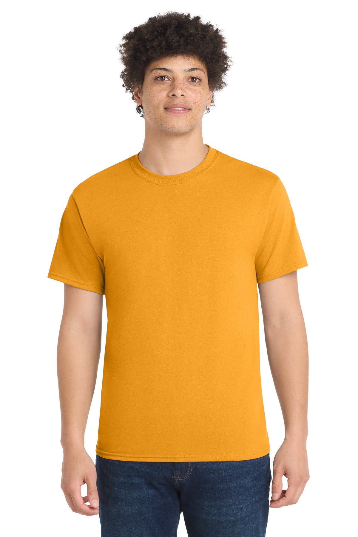 Custom Embroidery or DTF Print - Port & Co ® Core Blend Tee. PC55