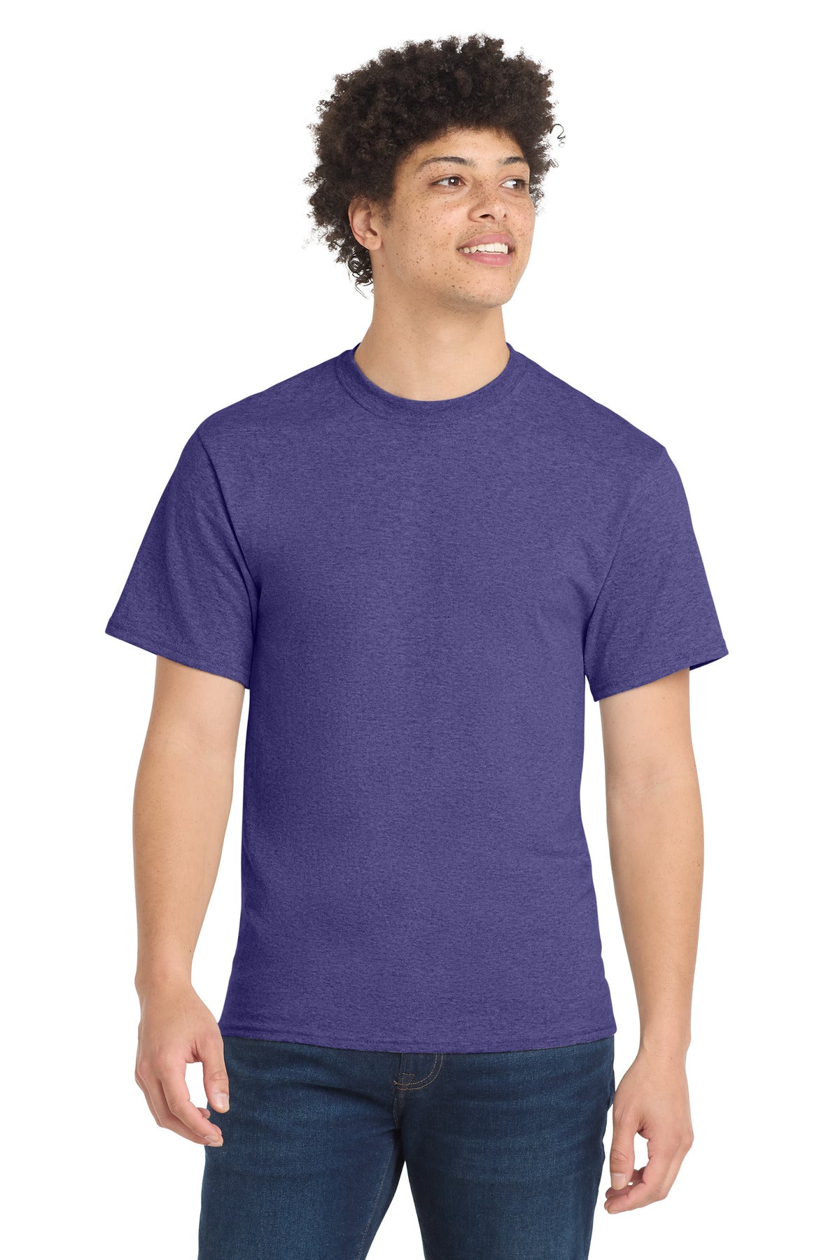 Custom Embroidery or DTF Print - Port & Co ® Core Blend Tee. PC55