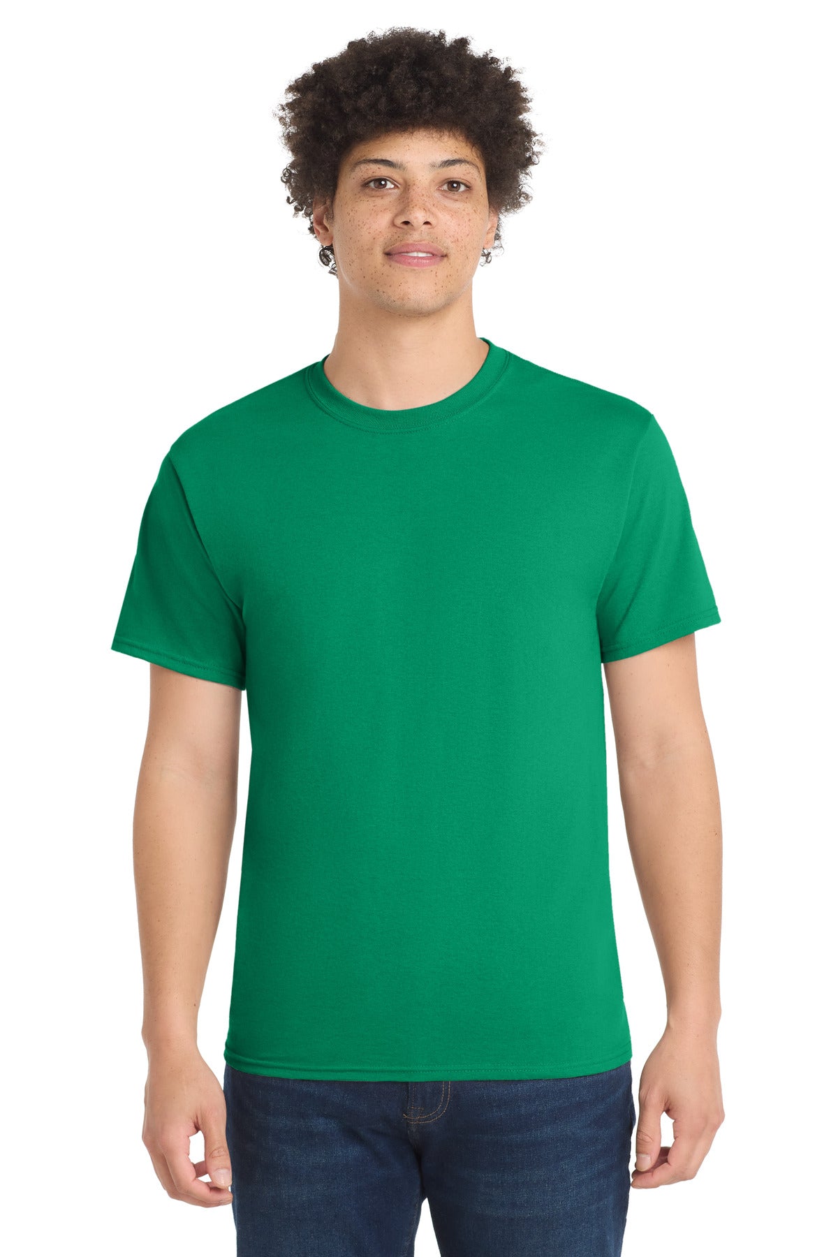 Custom Embroidery or DTF Print - Port & Co ® Core Blend Tee. PC55