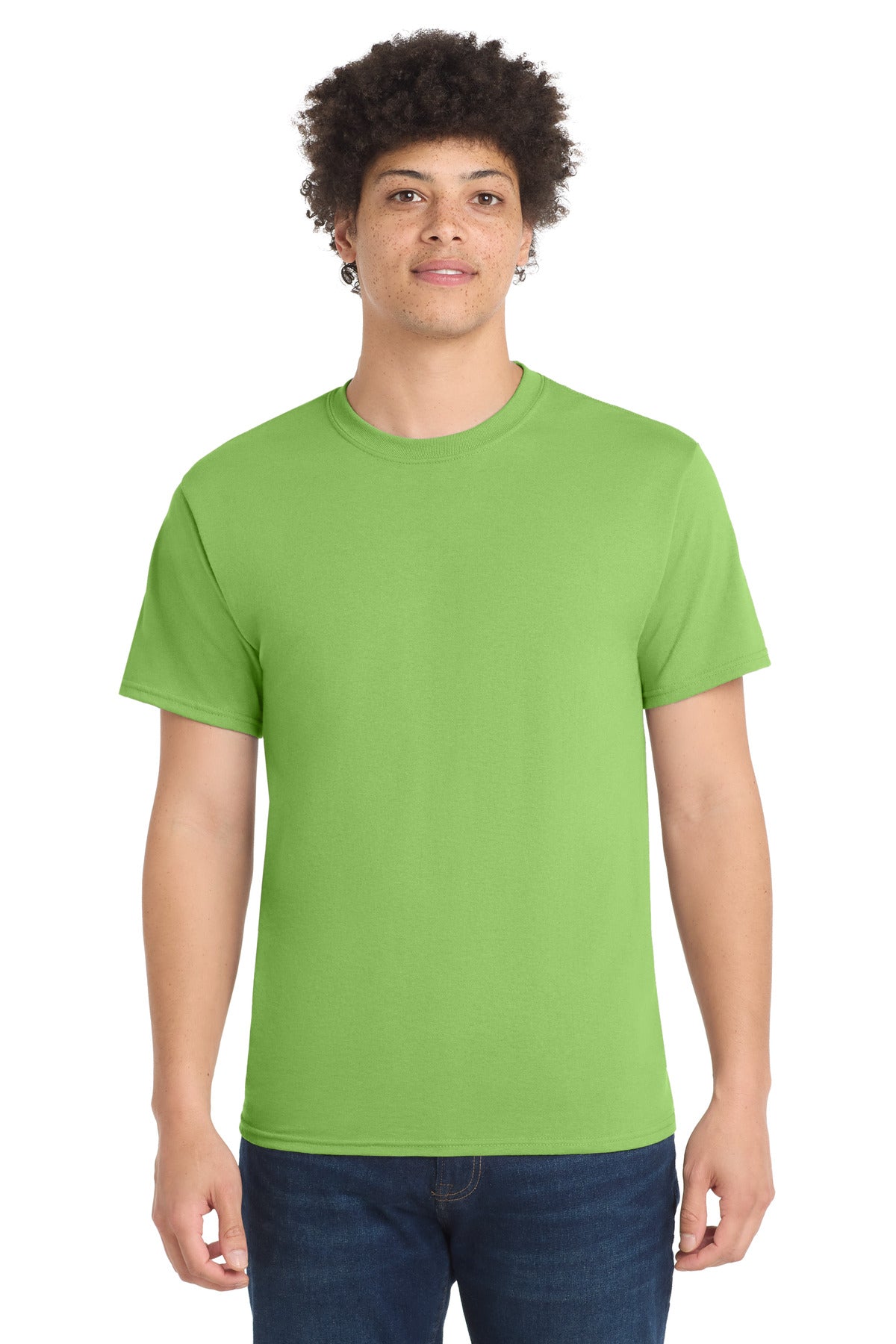 Custom Embroidery or DTF Print - Port & Co ® Core Blend Tee. PC55