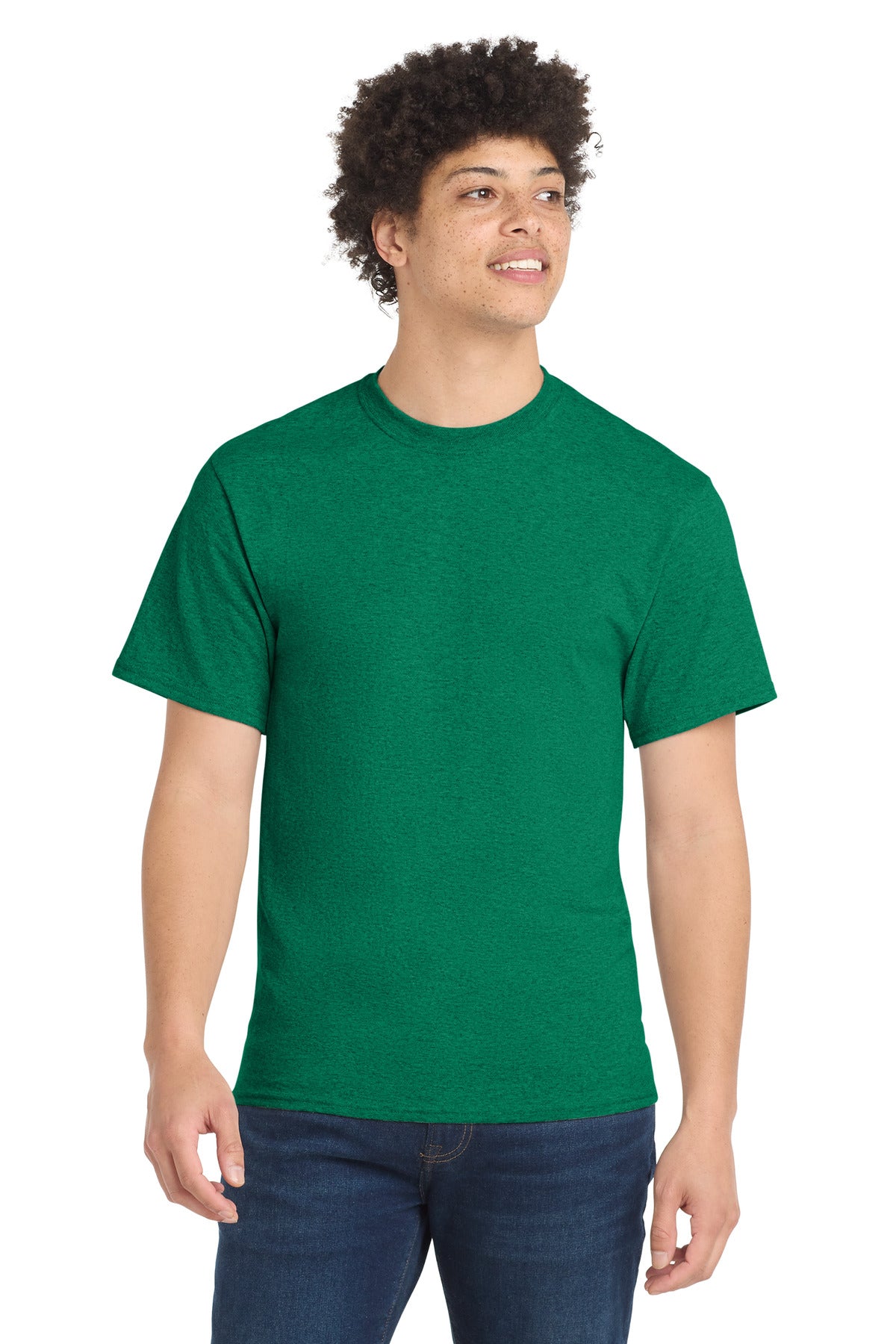 Custom Embroidery or DTF Print - Port & Co ® Core Blend Tee. PC55