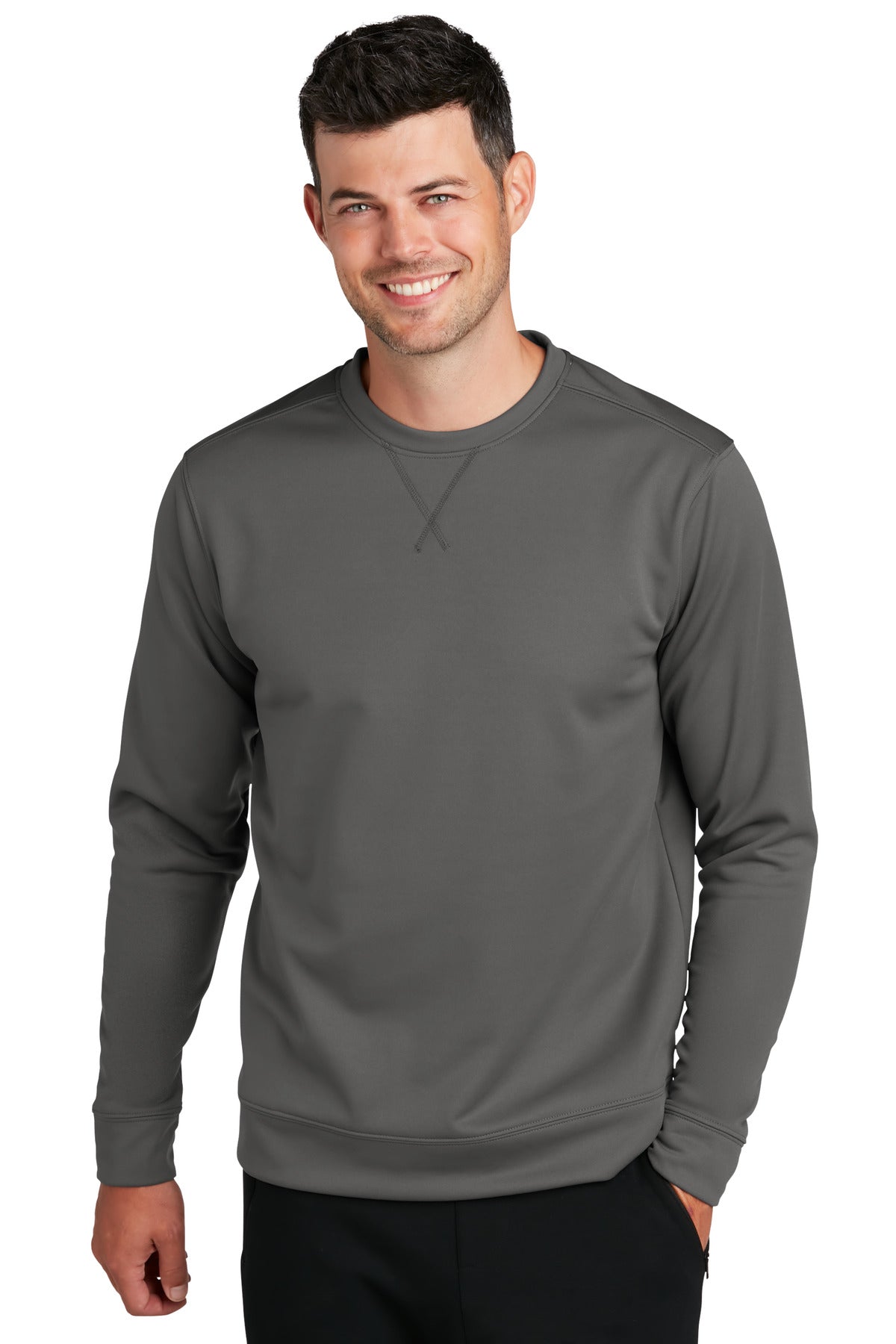 Custom Embroidered - Port & Company®Performance Fleece Crewneck Sweatshirt. PC590