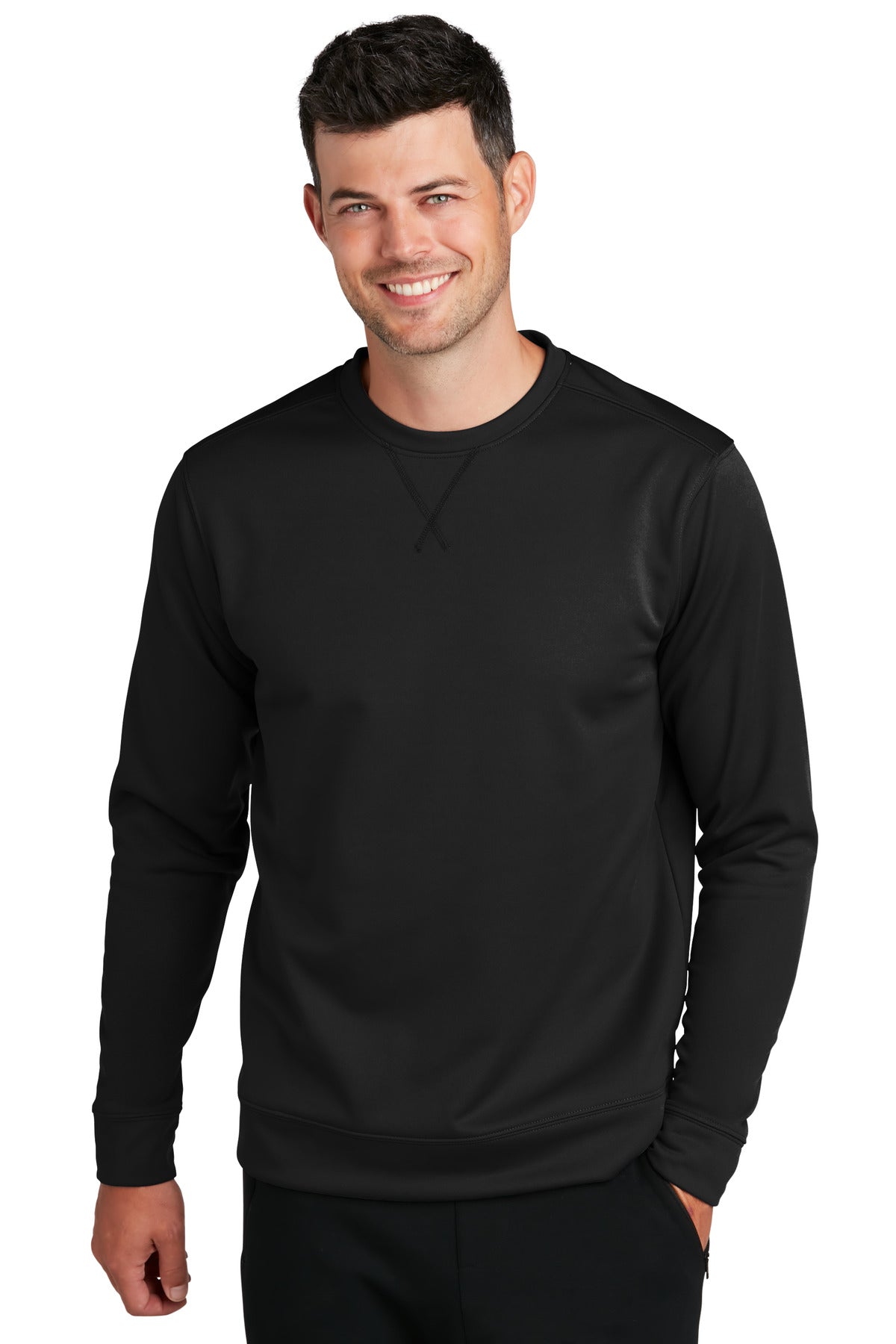 Custom Embroidered - Port & Company®Performance Fleece Crewneck Sweatshirt. PC590